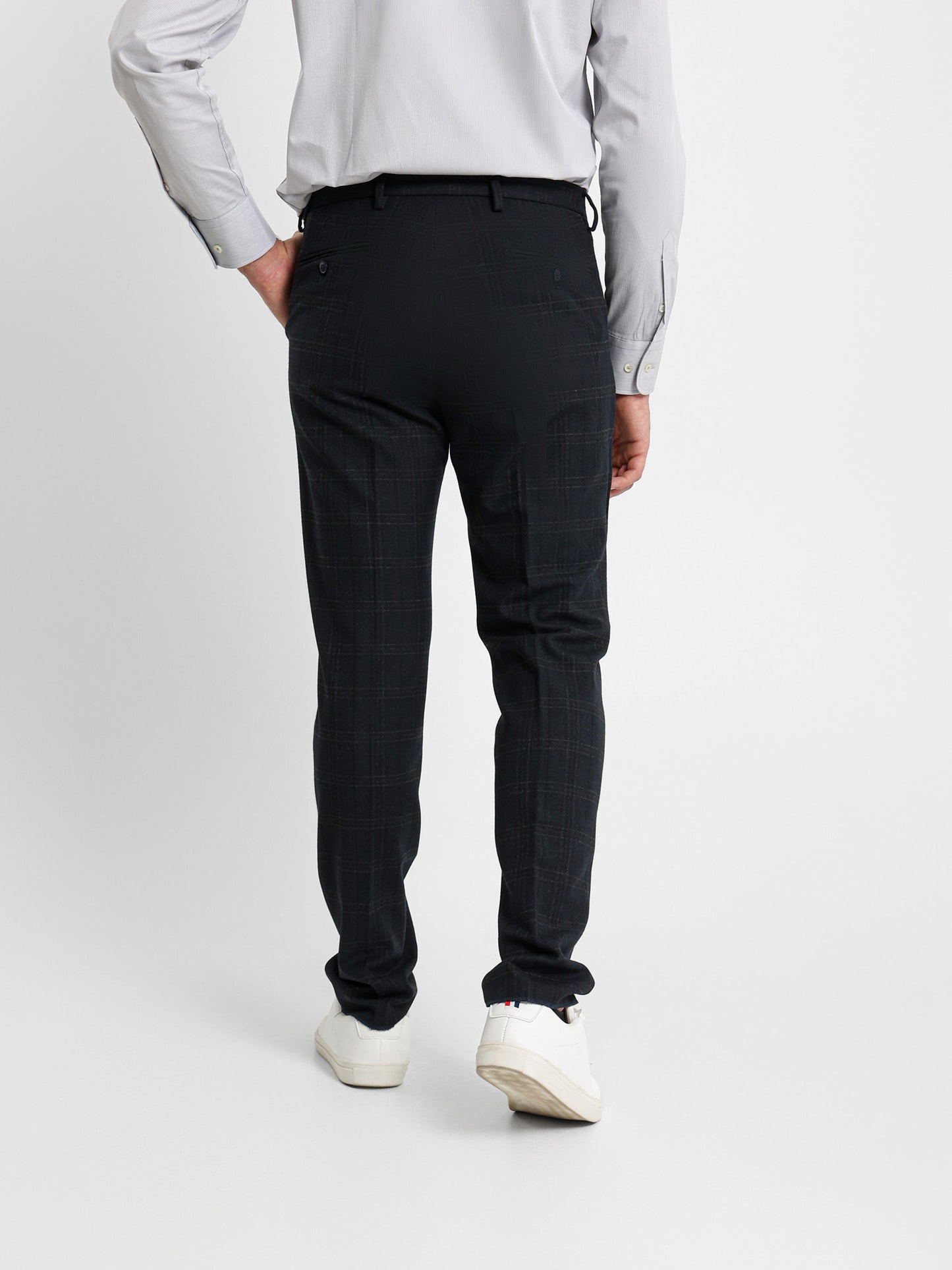 Yarn-Dyed Flat Pocket Pants