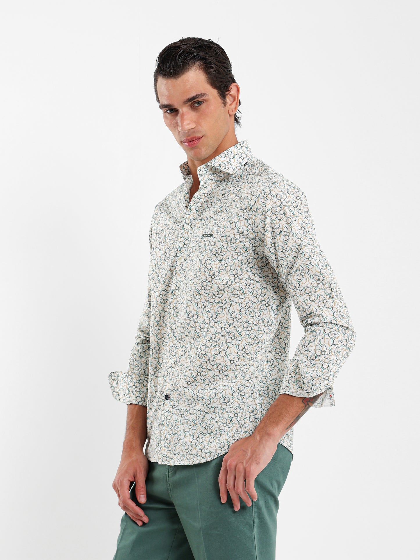 Printed Semi Dressed Shirt