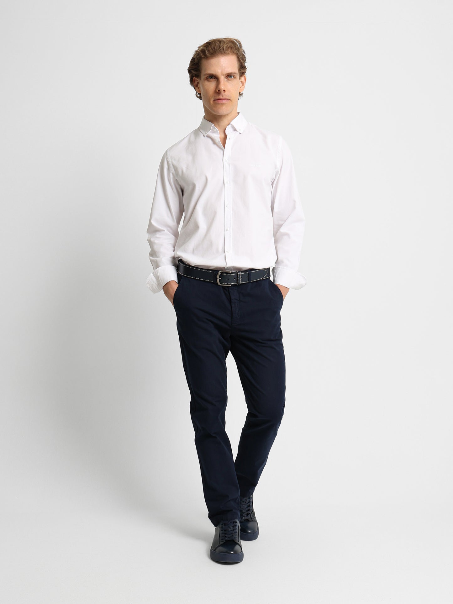 Oxford Solid Long Sleeves Shirt