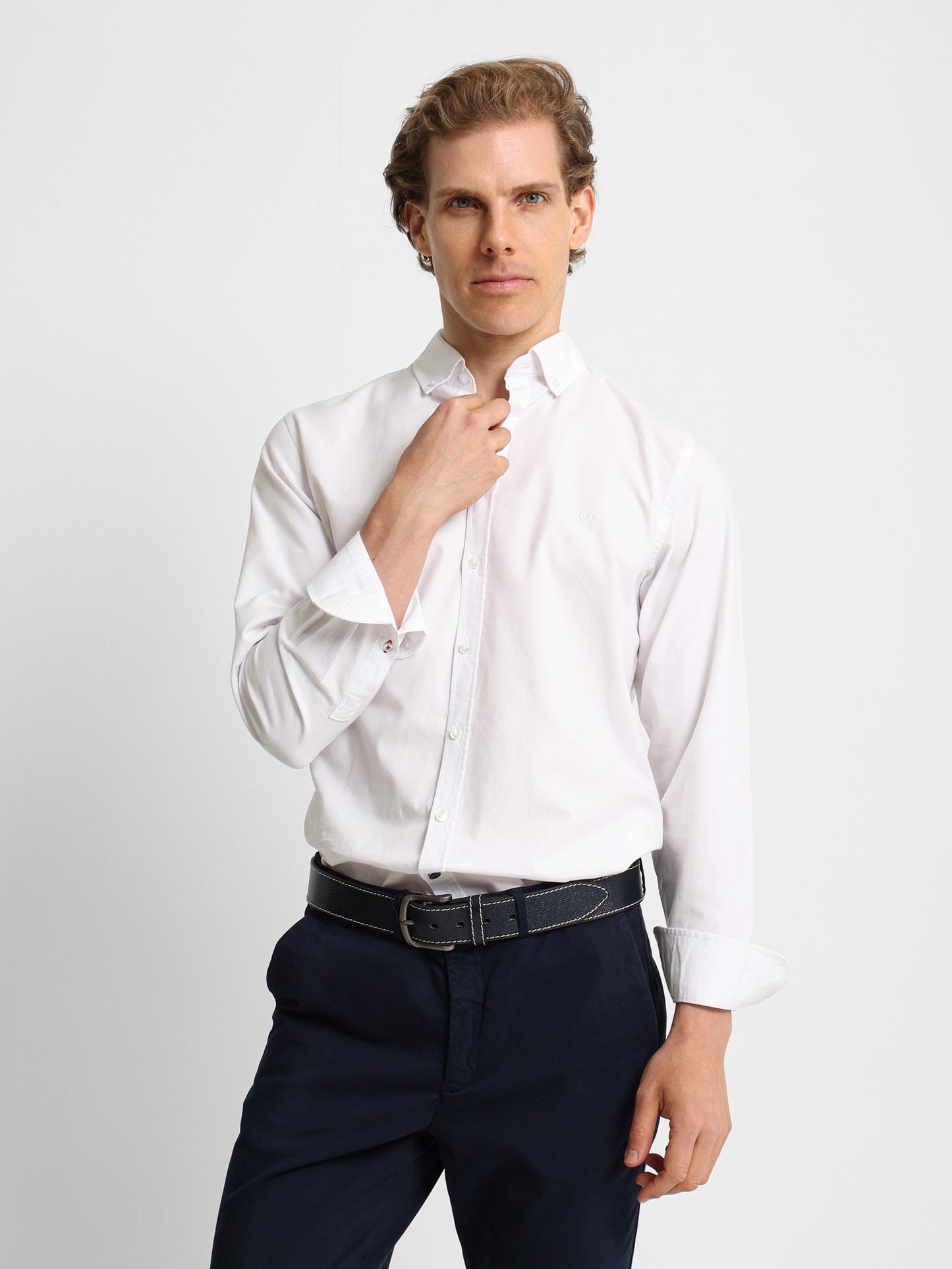 Oxford Solid Long Sleeves Shirt