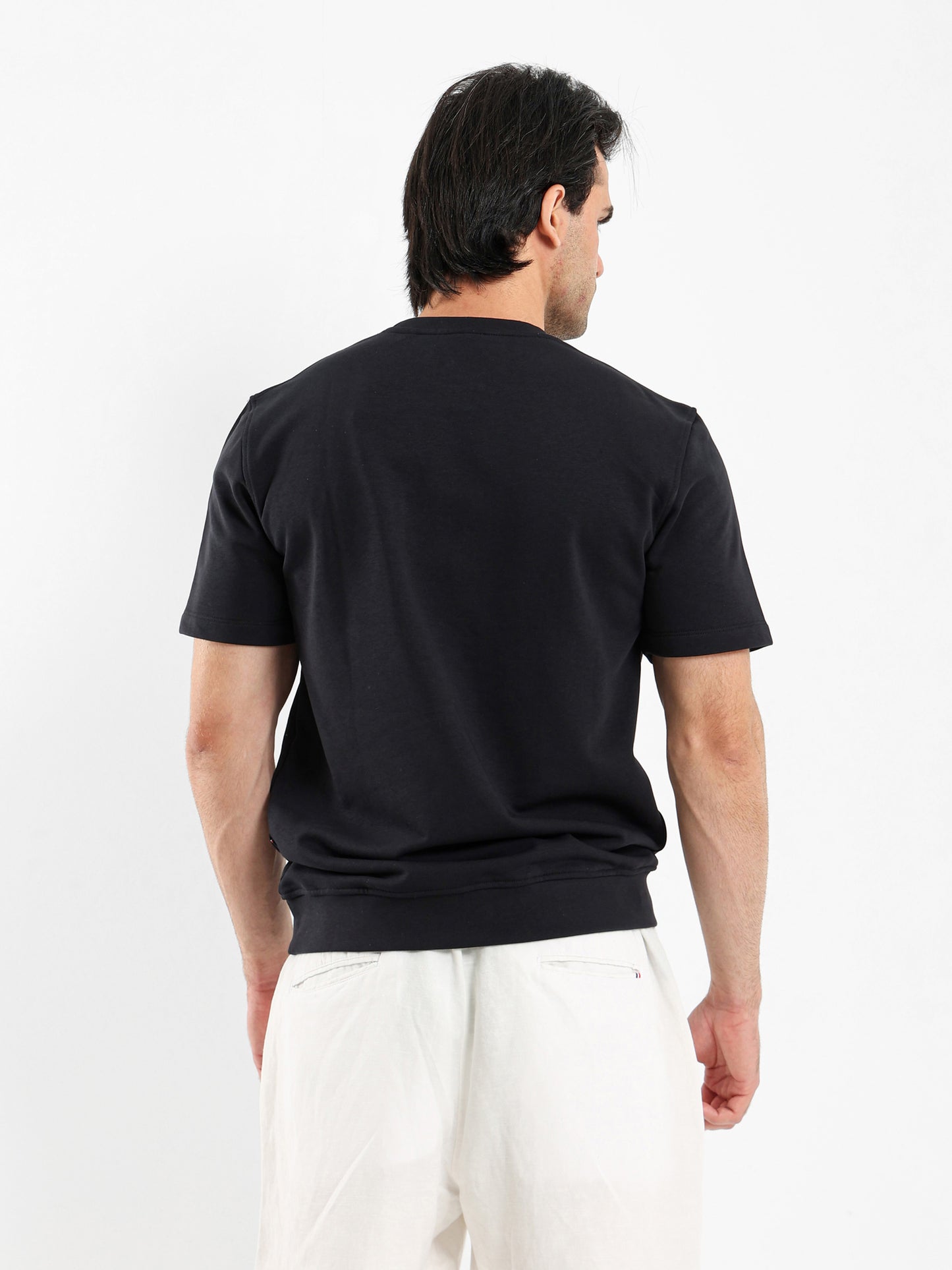 Half Sleeves Round Neck Sweatshirt