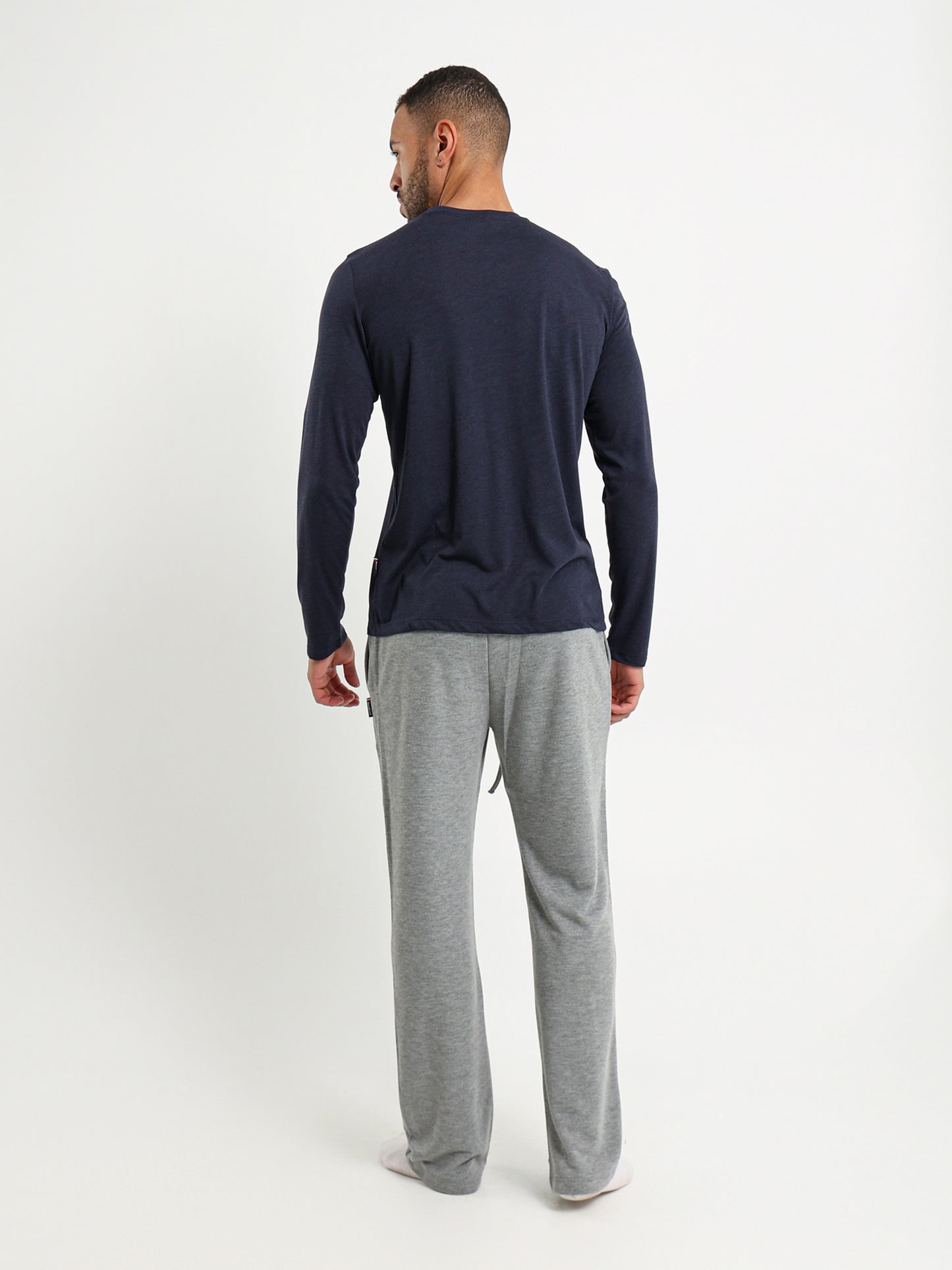 Long Sleeve Pajama Set Top With Matching Pants