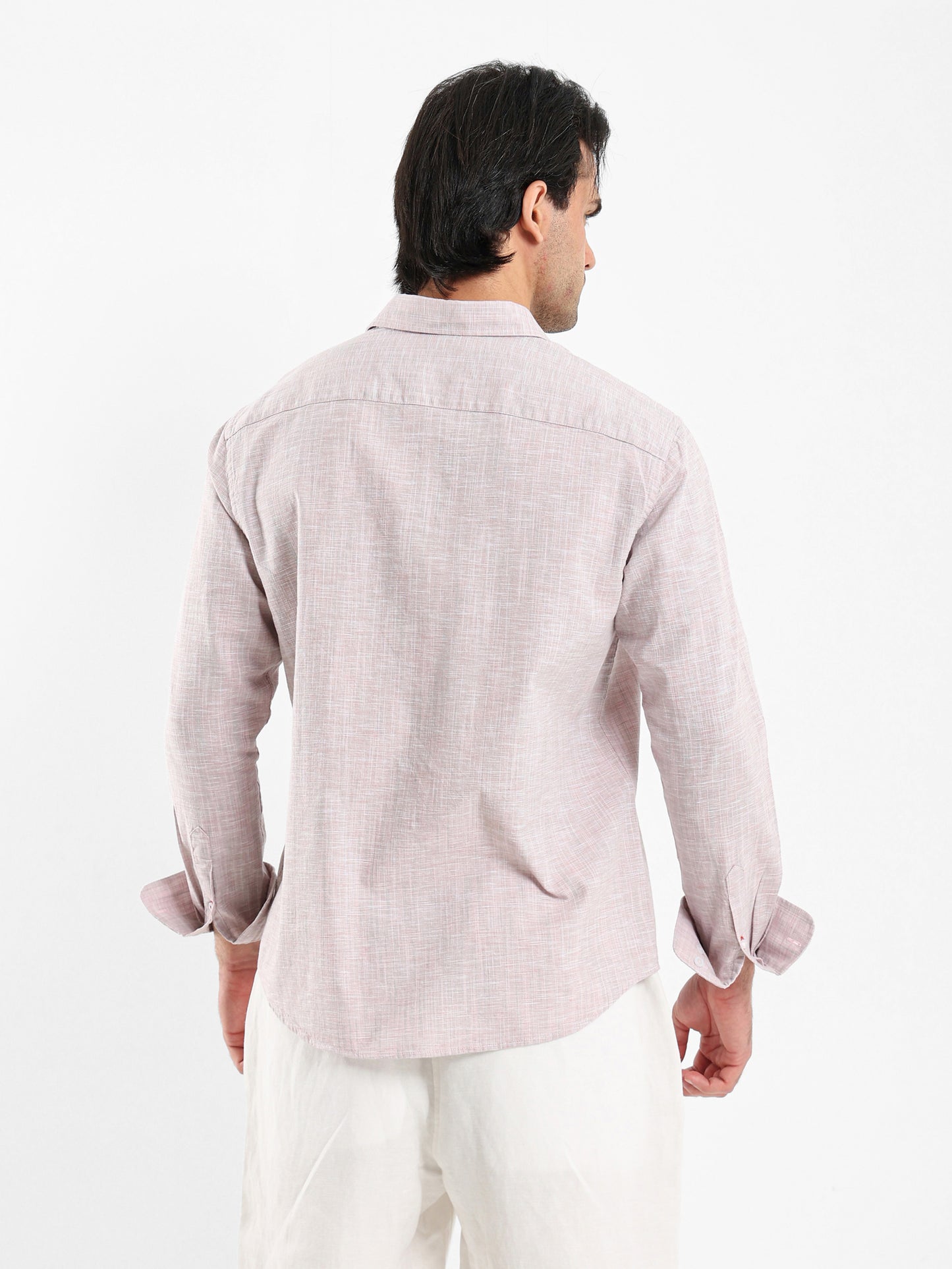 Kent Collar Textured Shirt