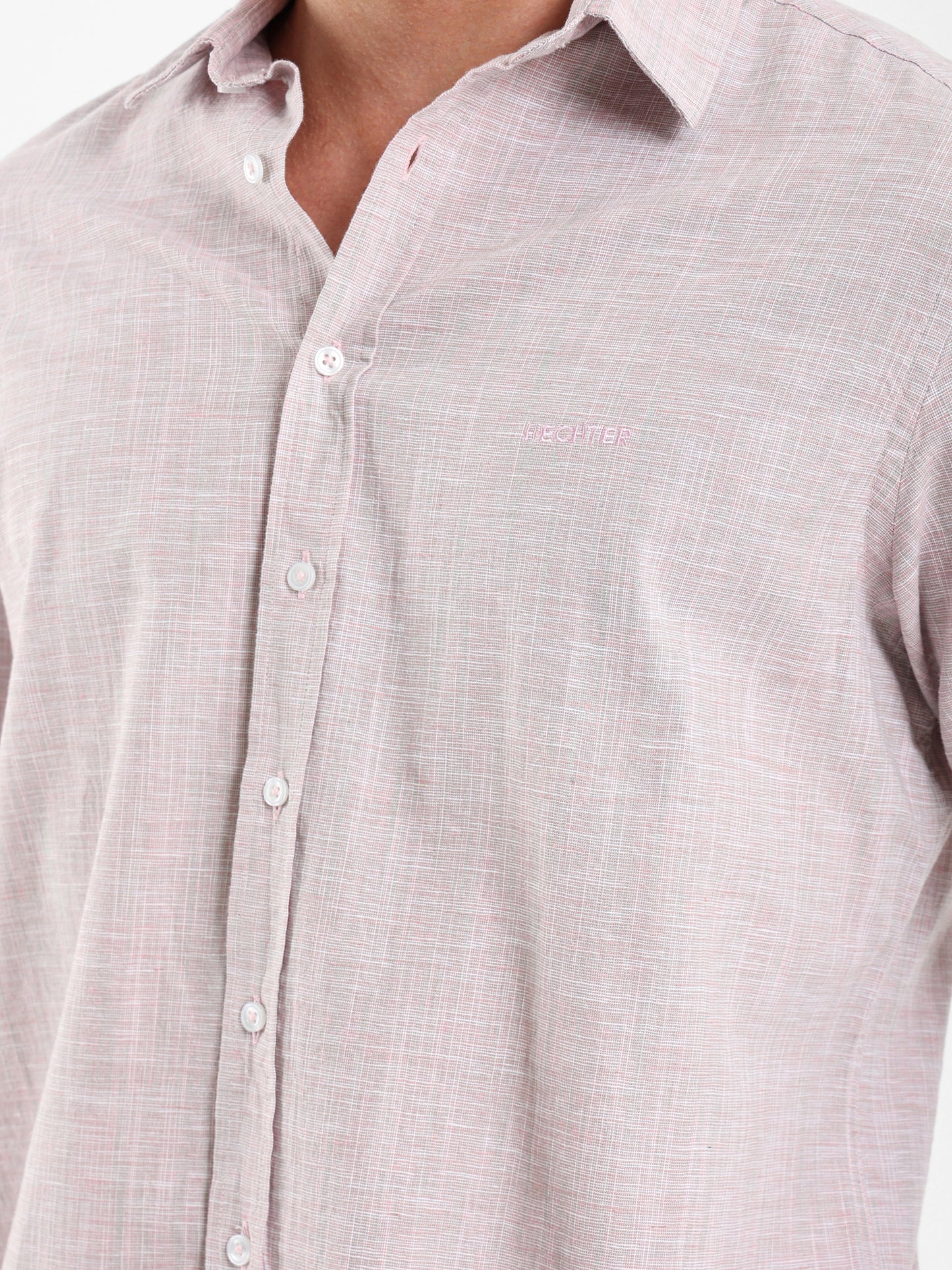 Kent Collar Textured Shirt
