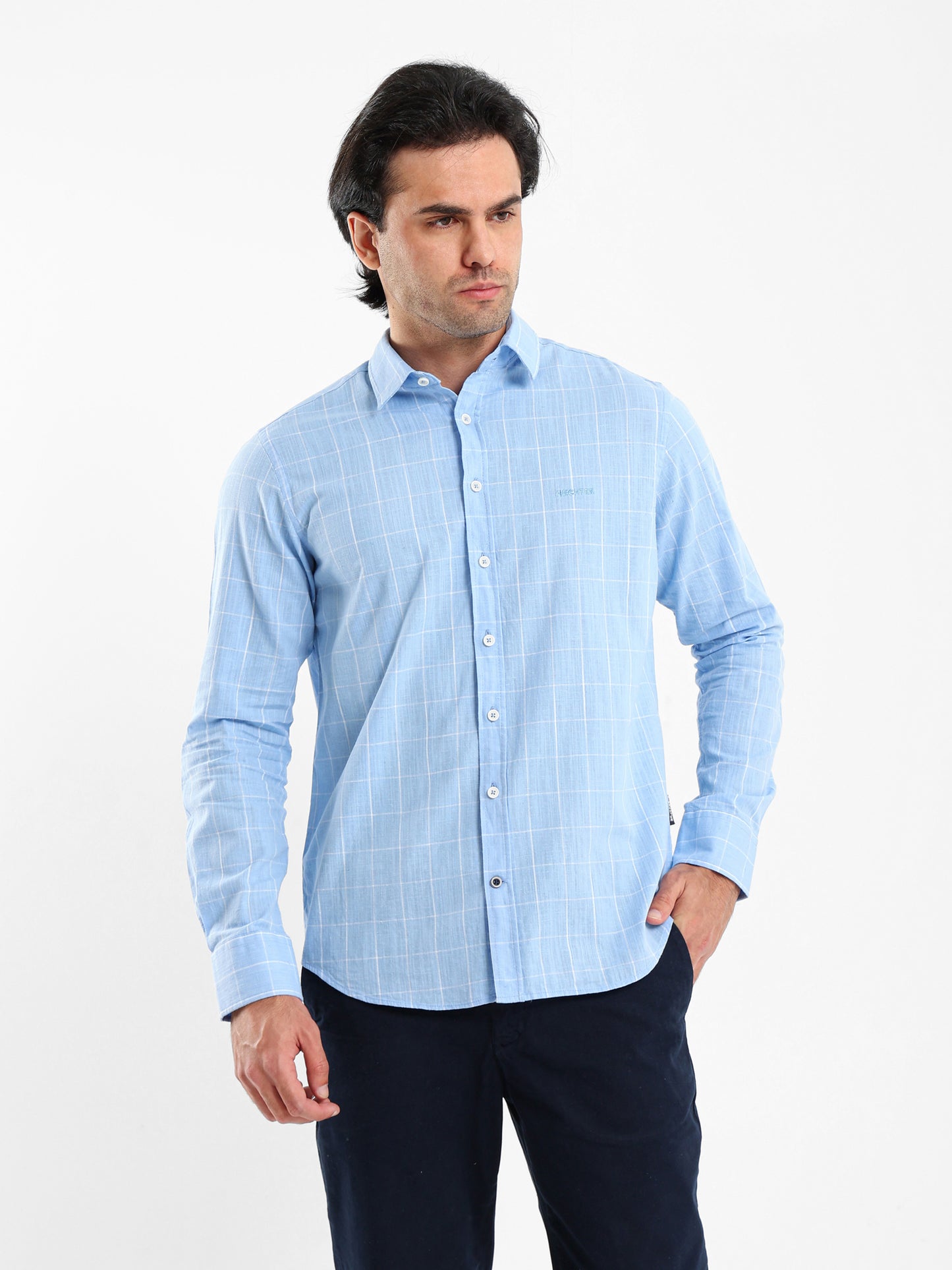 Long Sleeves Checkered Shirt
