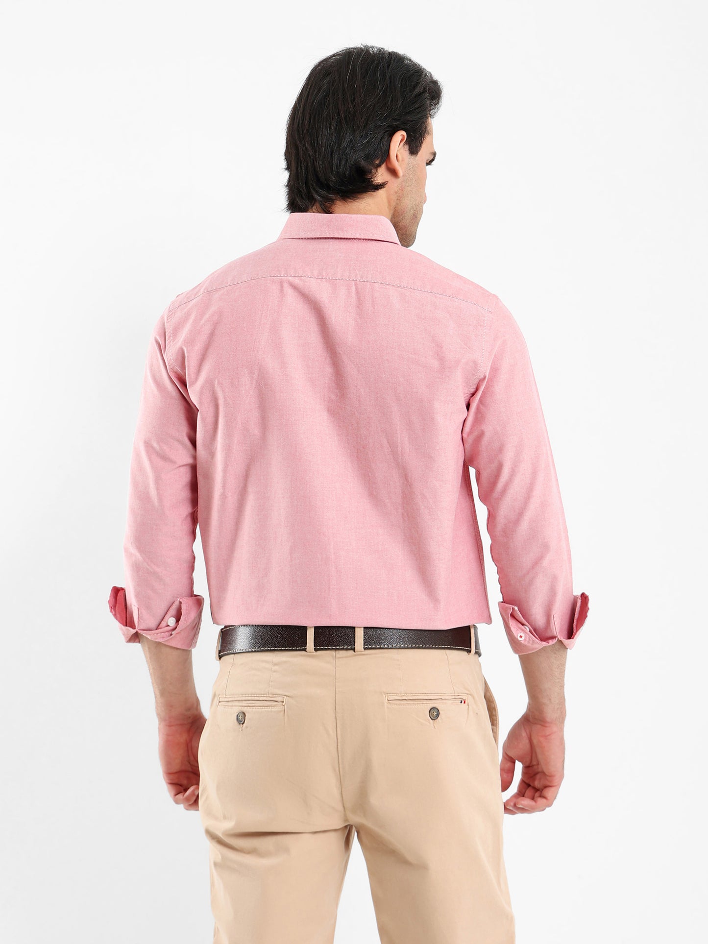 Semi Dress Shirt with Embroidered Logo