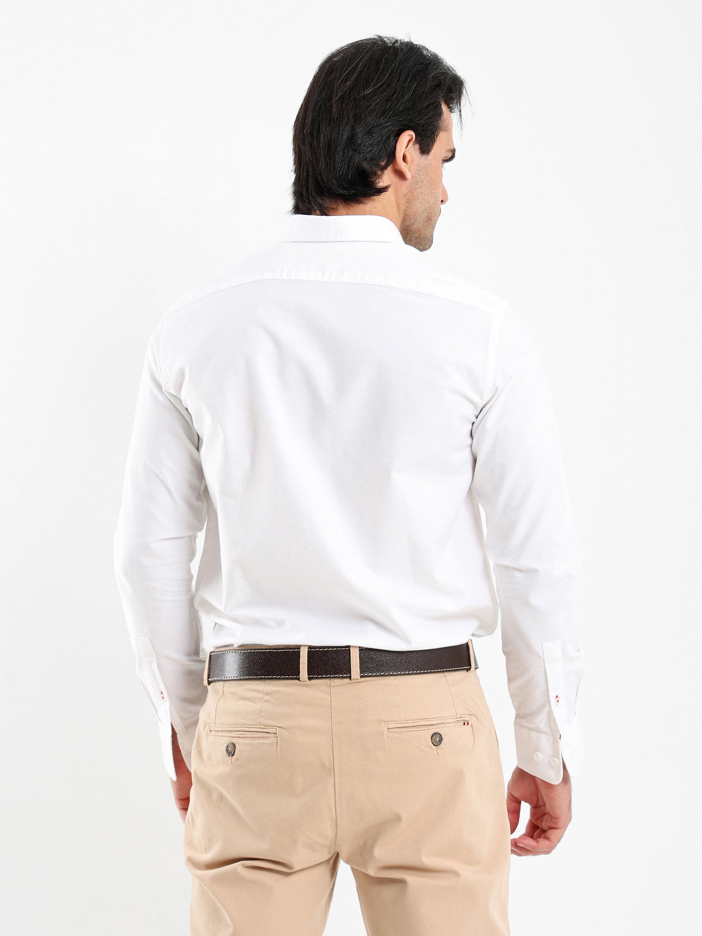Semi Dress Shirt with Embroidered Logo
