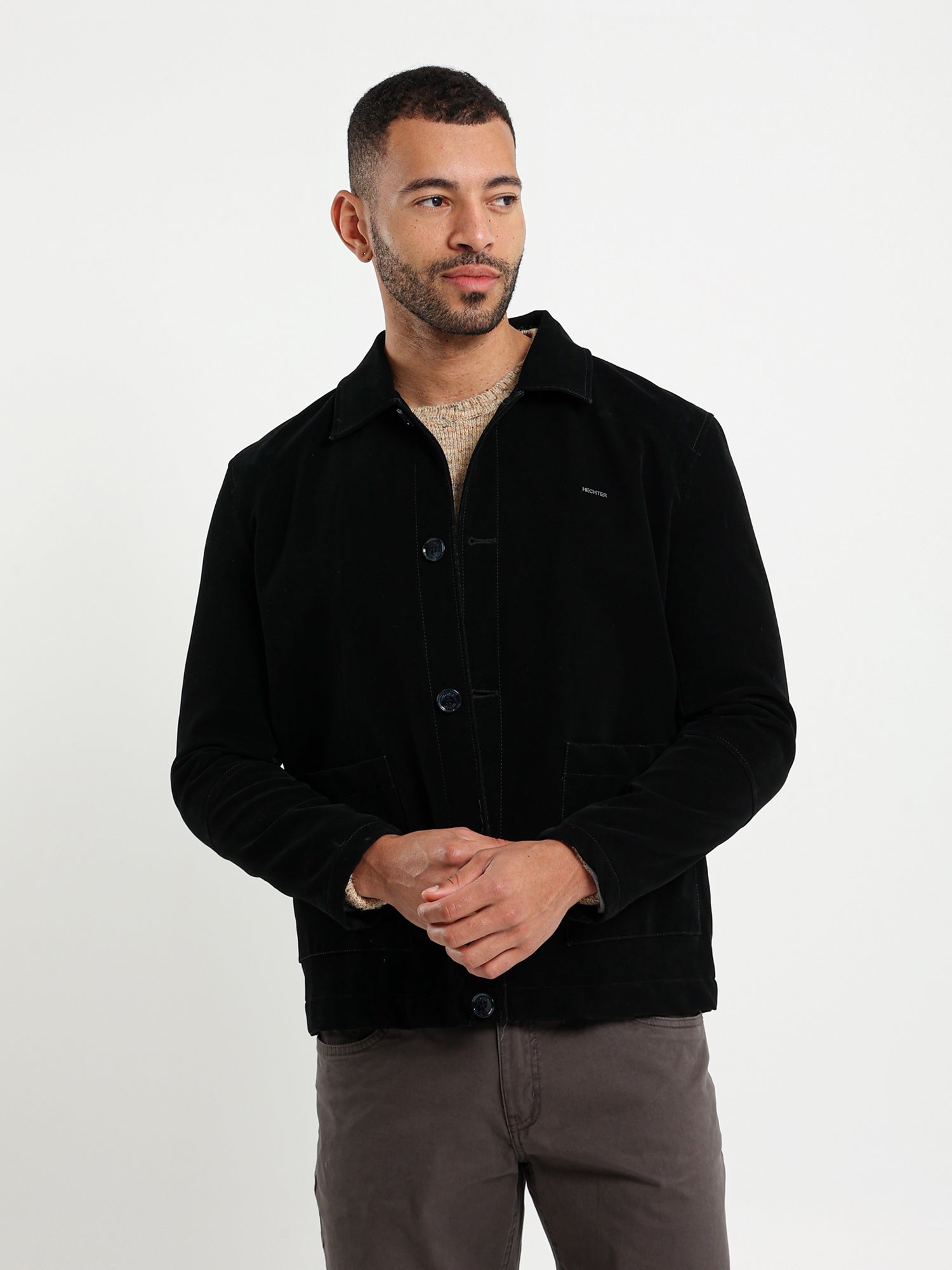 Patch Pocket Shirt Jacket – HECHTER PARIS