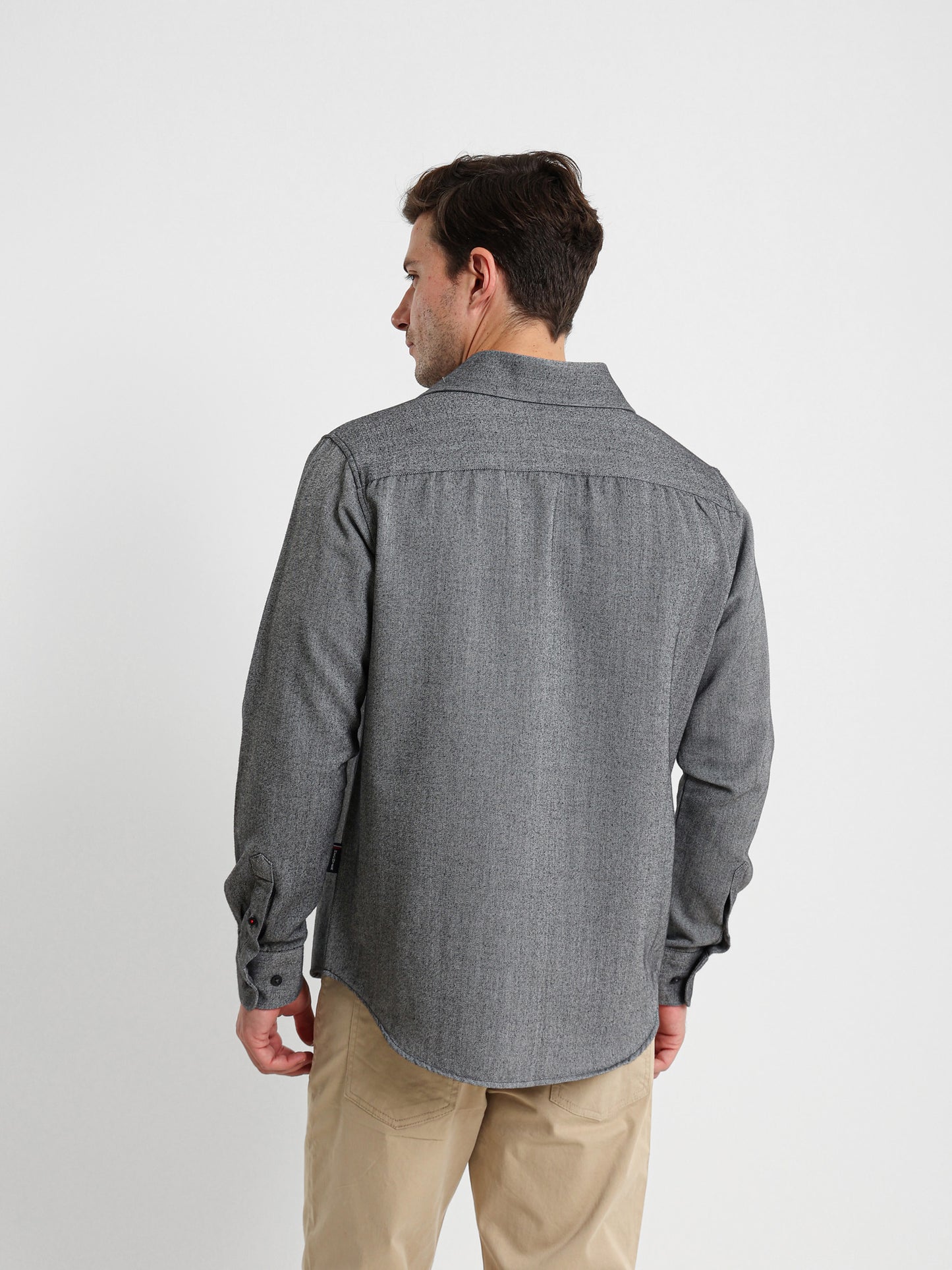 Textured Long Sleeve Shirt