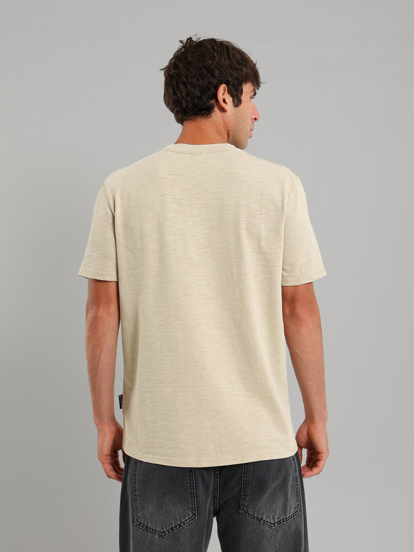 Round Neck Textured T-Shirt