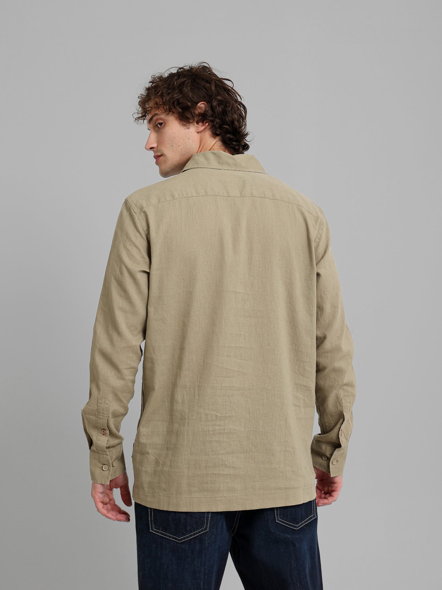 Kent Collar Long Sleeve Polo Shirt