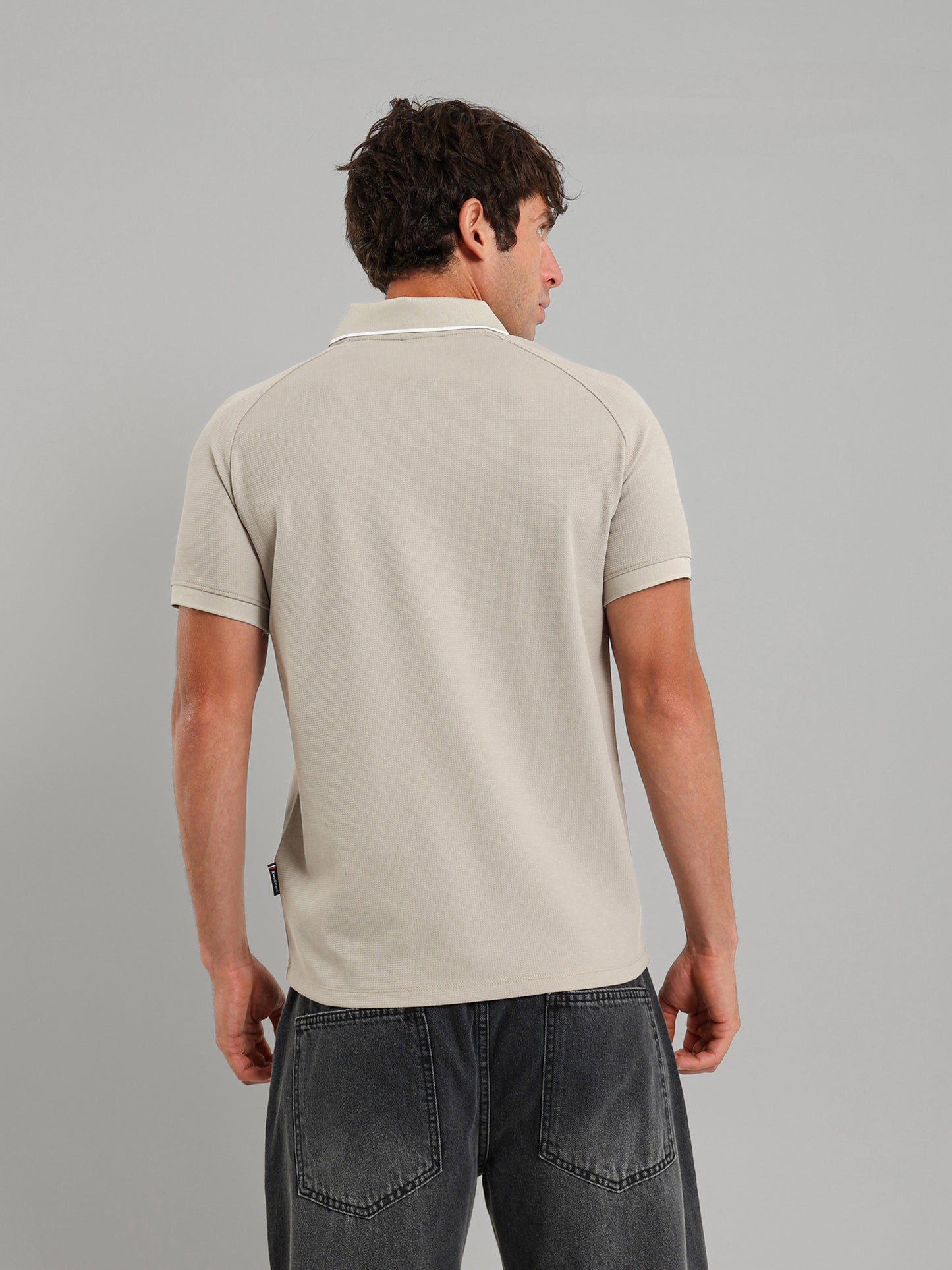 Half Zipper Structured Polo