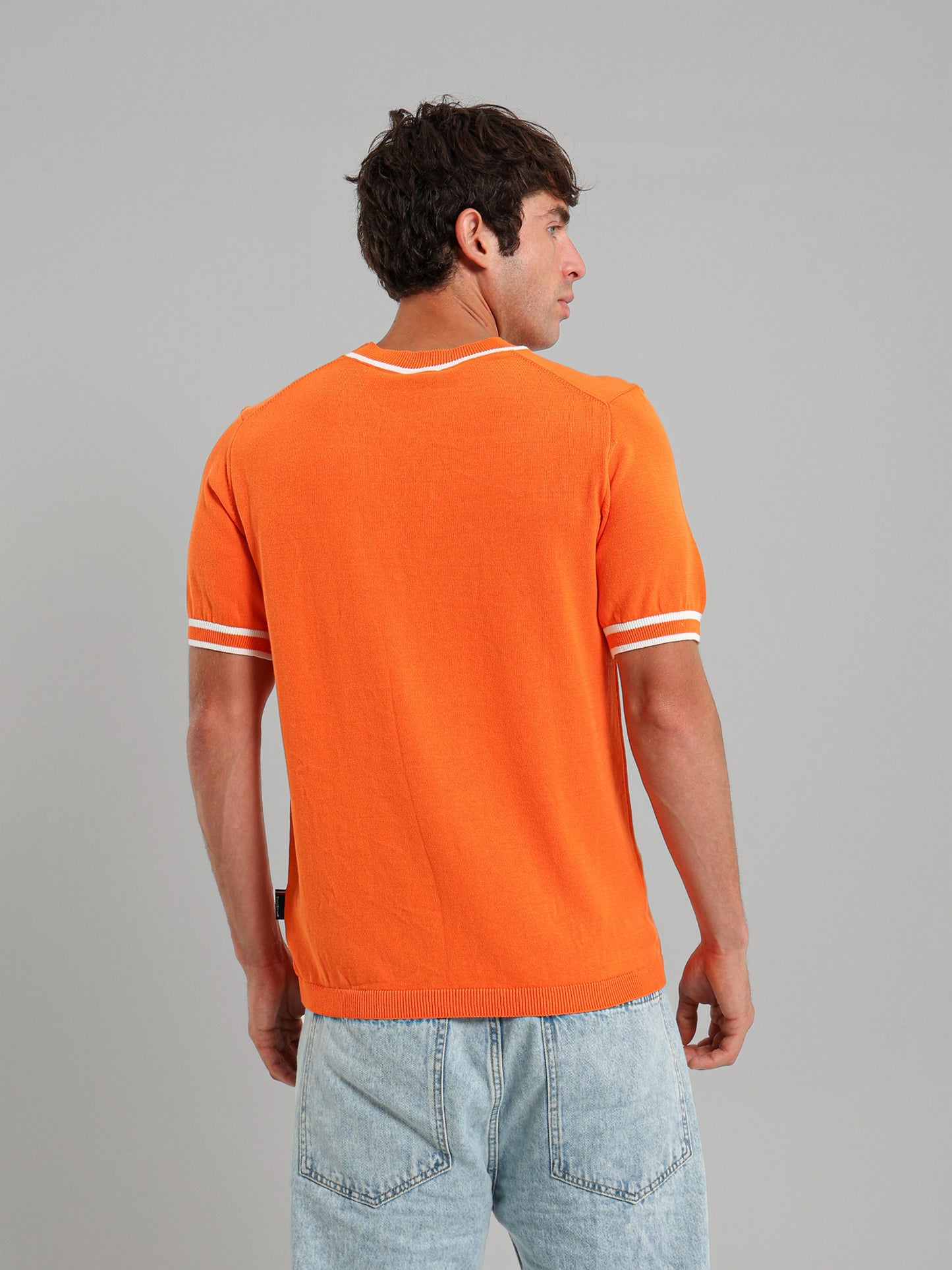 Round Neck Knitwear T-Shirt