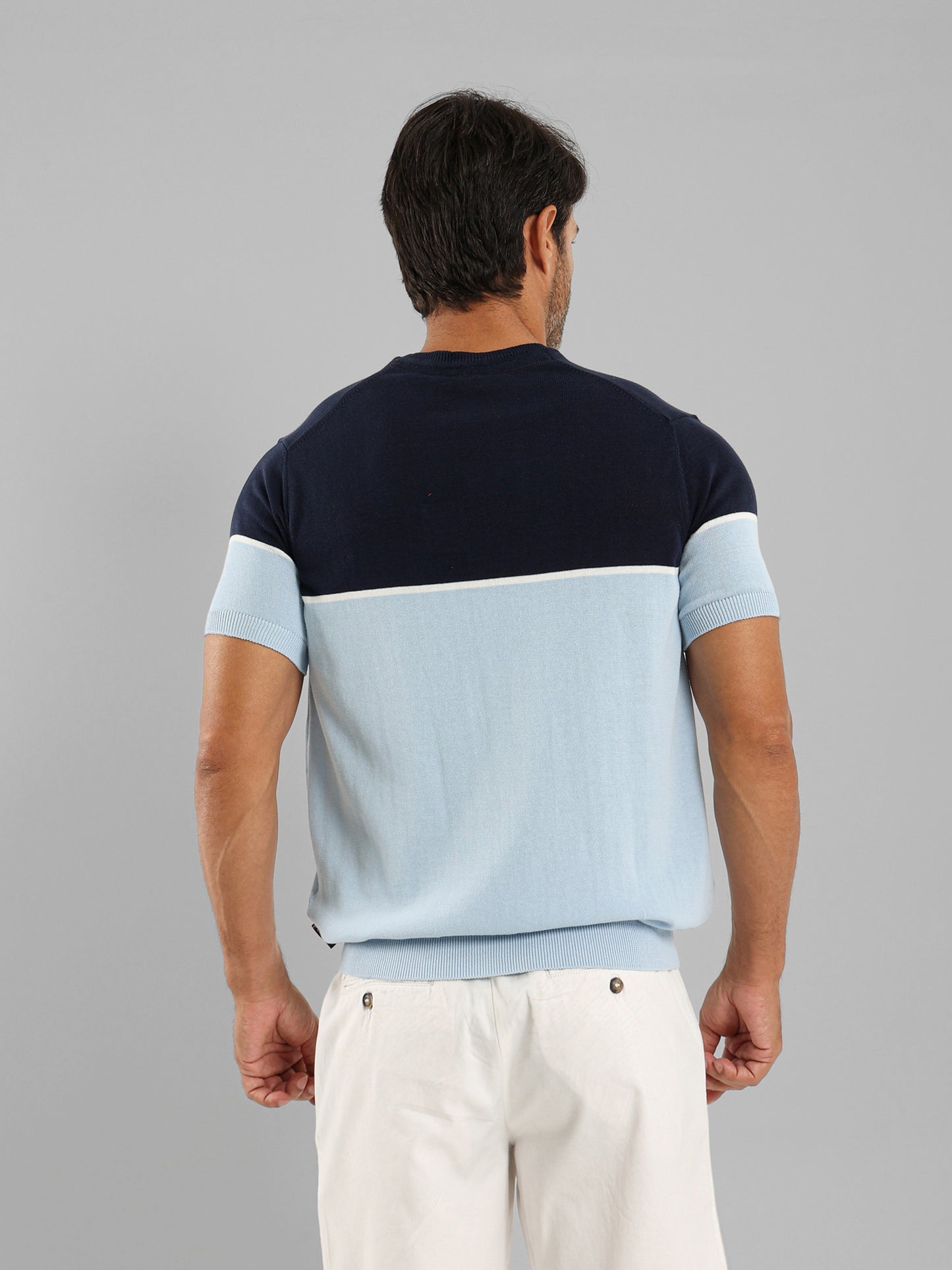 Round Neck Knitwear T-Shirt