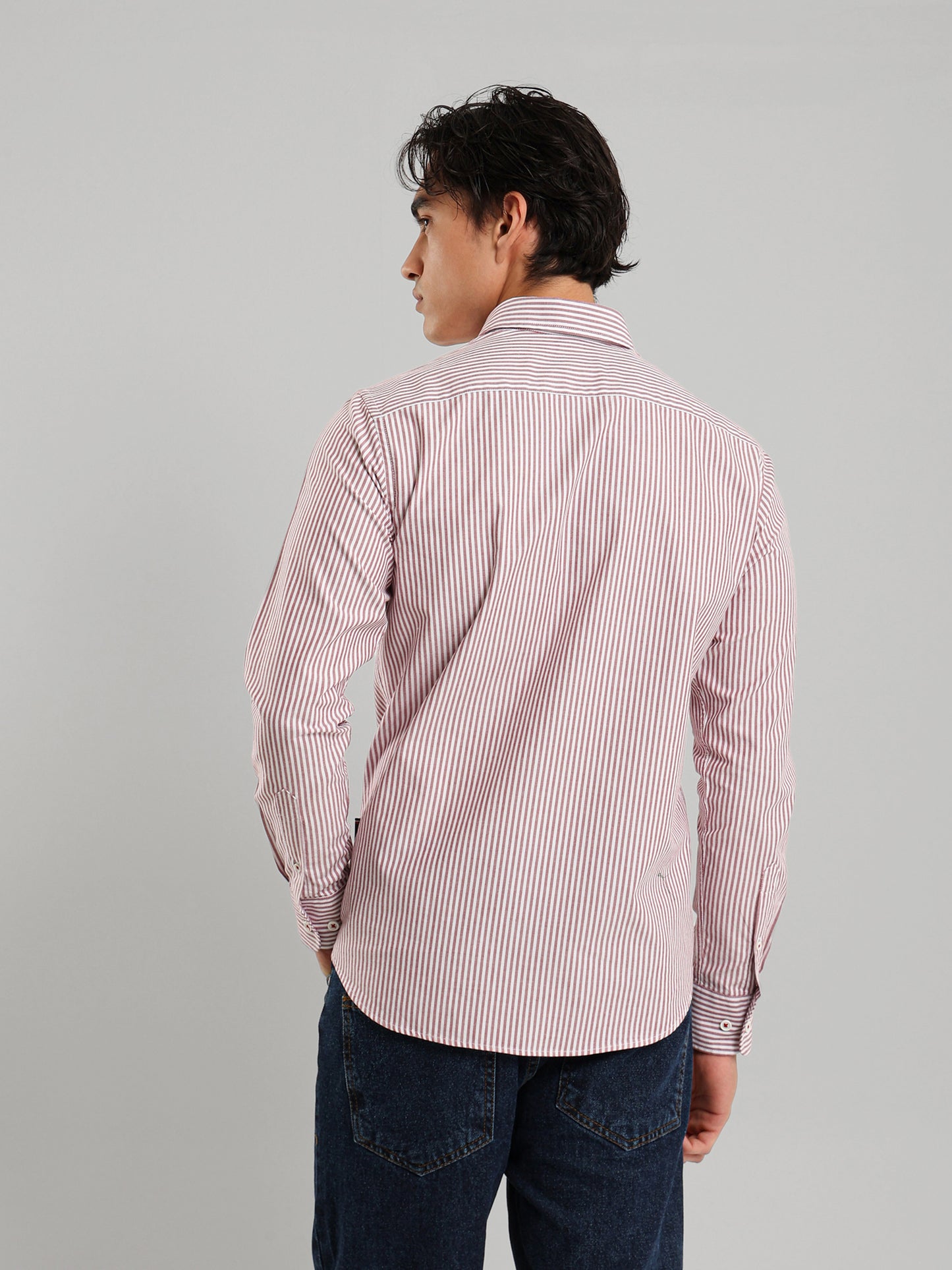 Oxford Striped Long Sleeve Shirt