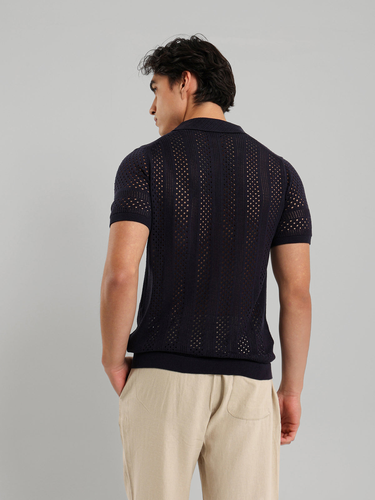 Relaxed Fit Casual Knit Polo