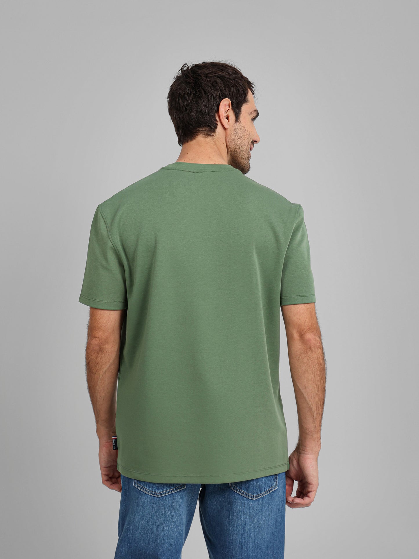 Round Neck Logo Print T-Shirt