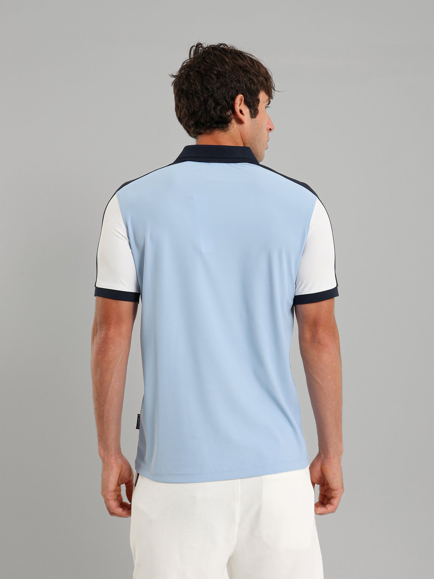 Button Collar Relaxed Fit Polo Shirt