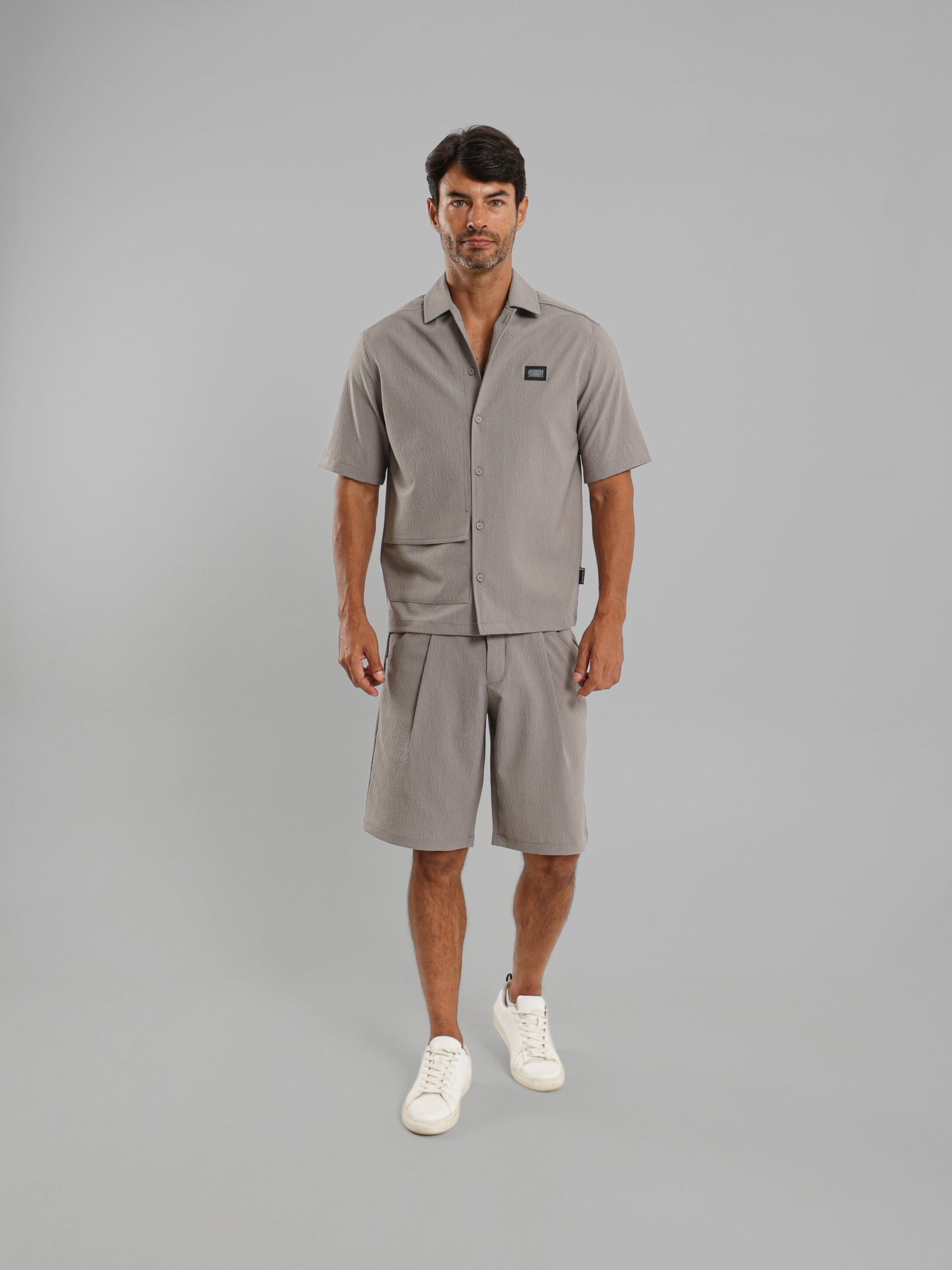 Front Pleated Shorts