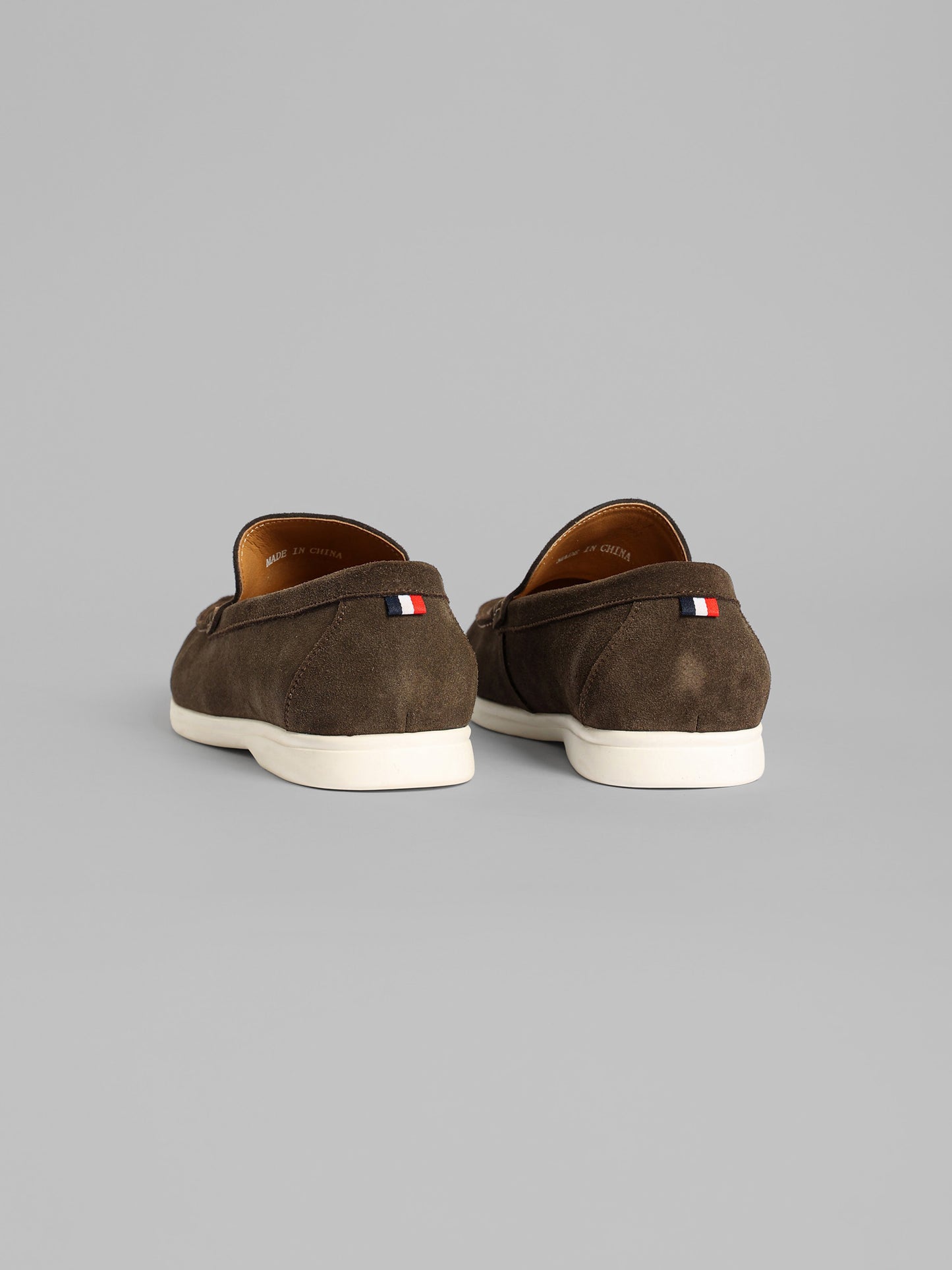 Tan Suede Slip-On Loafer
