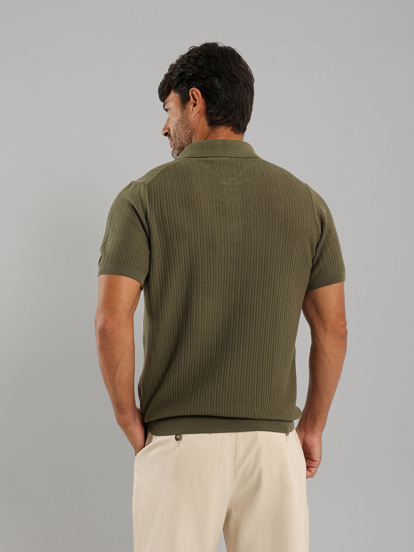 Classic Knit Polo Shirt