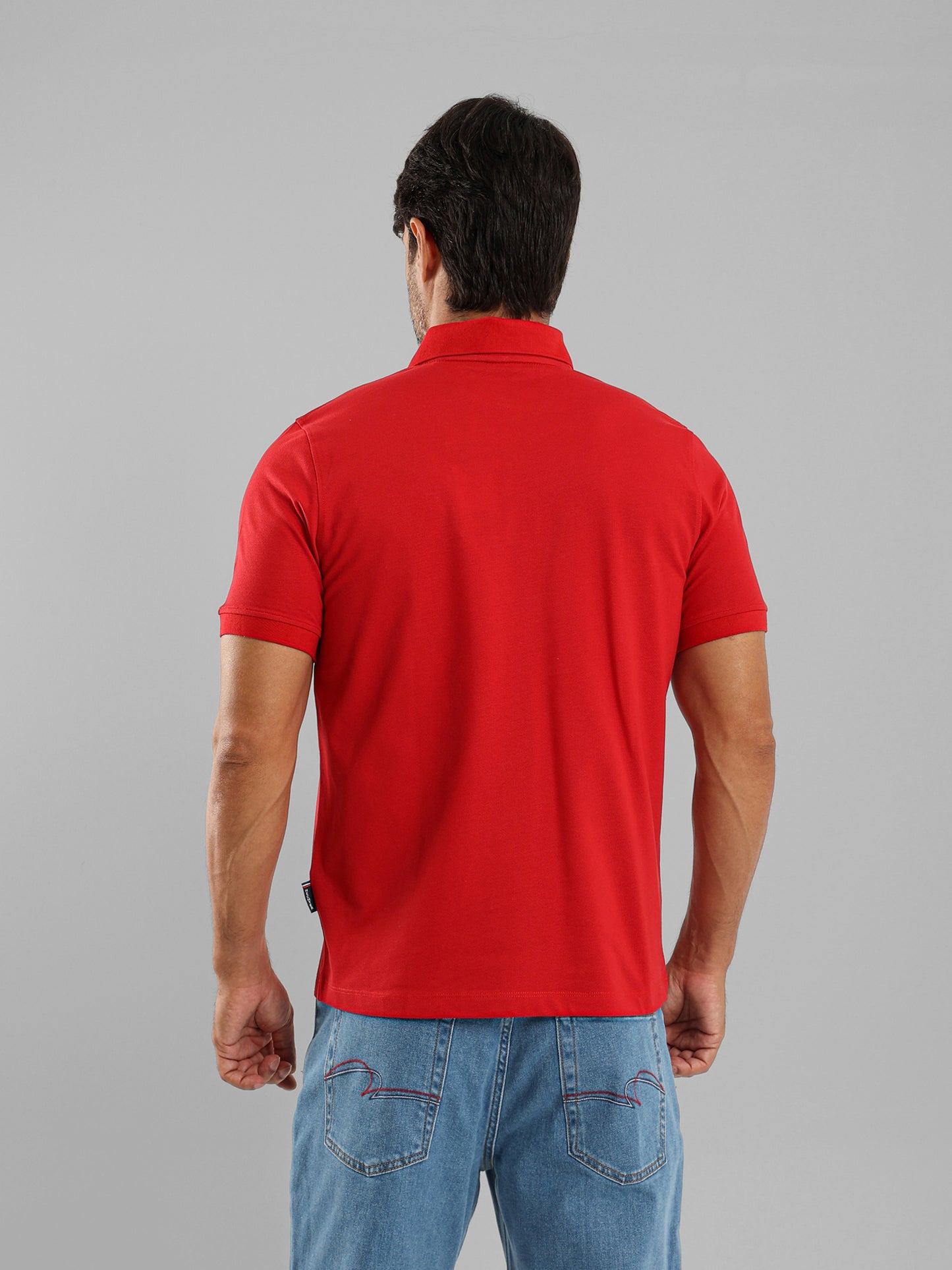 Button Placket Polo Shirt