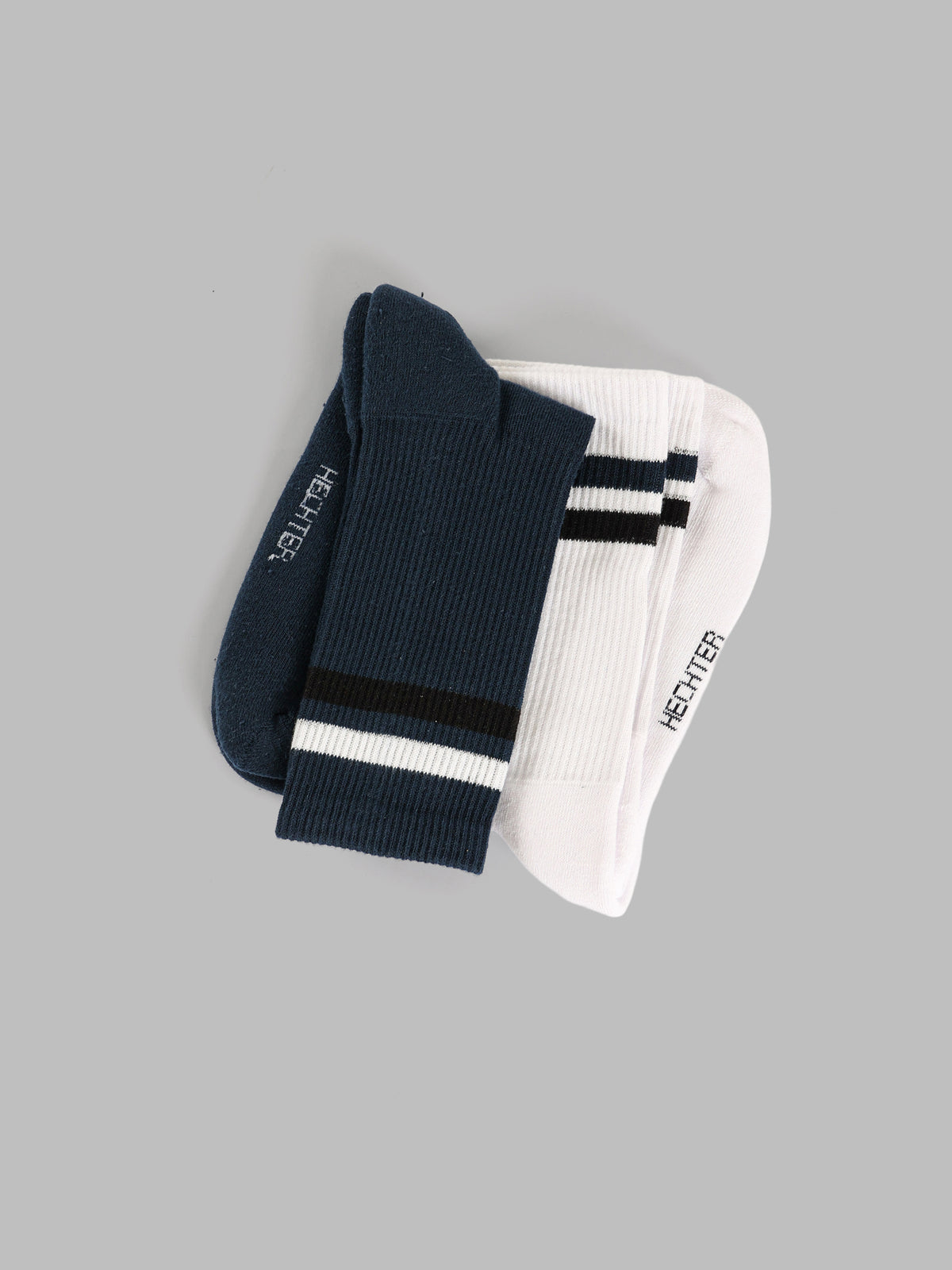 Crew Socks with Cushioned Soles 2 Pack