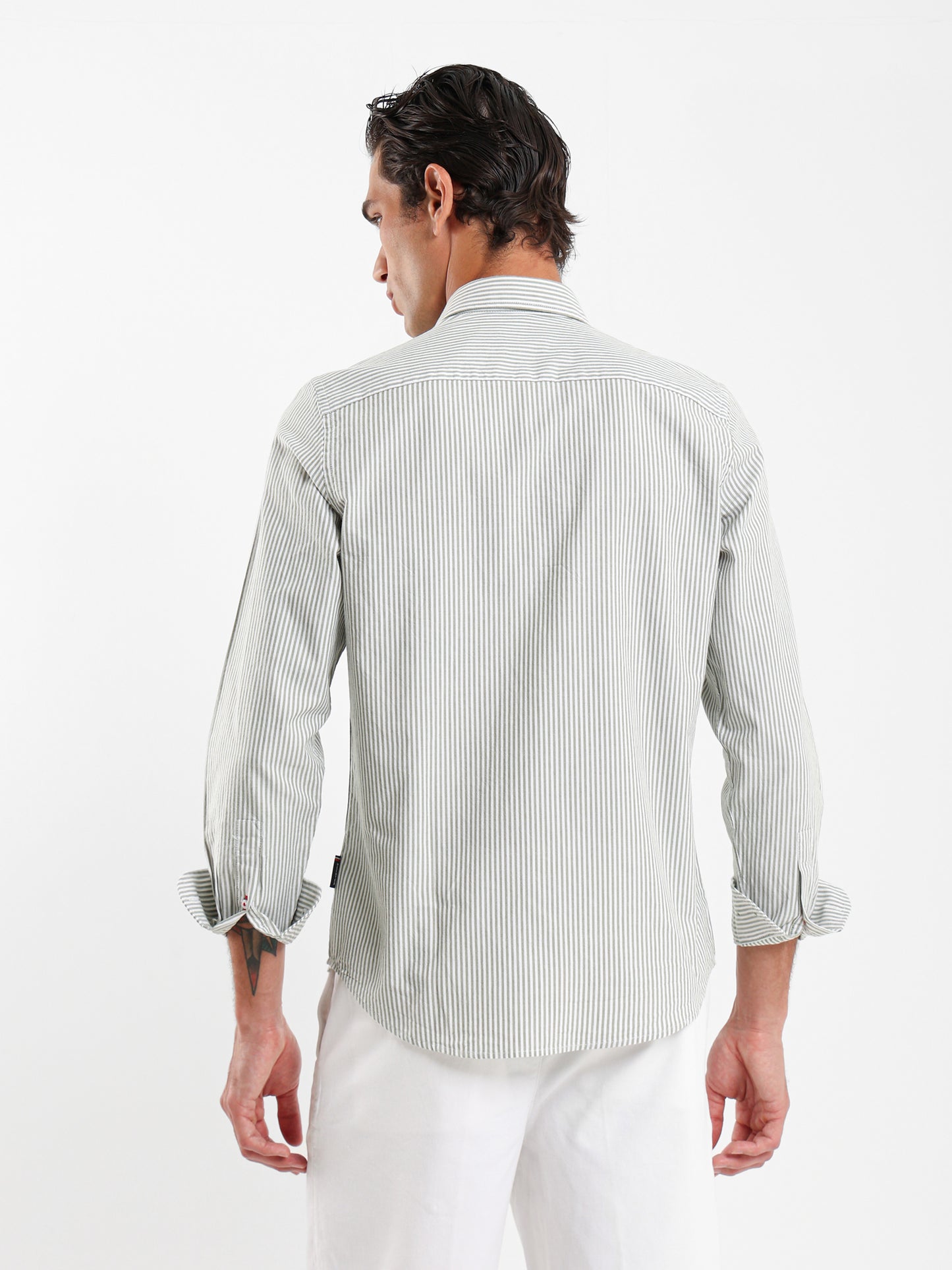 Oxford Stripe Long Sleeve Shirt