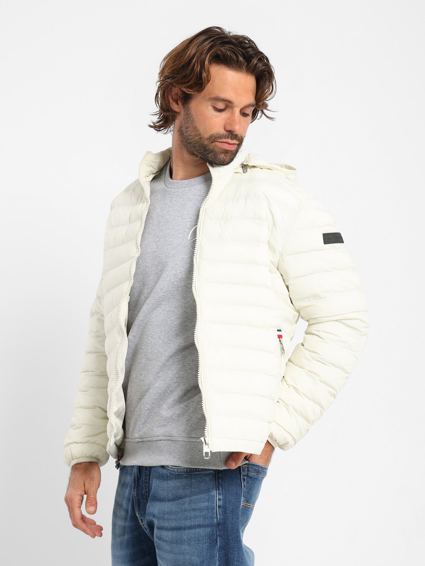 Mock Neck Parka Jacket