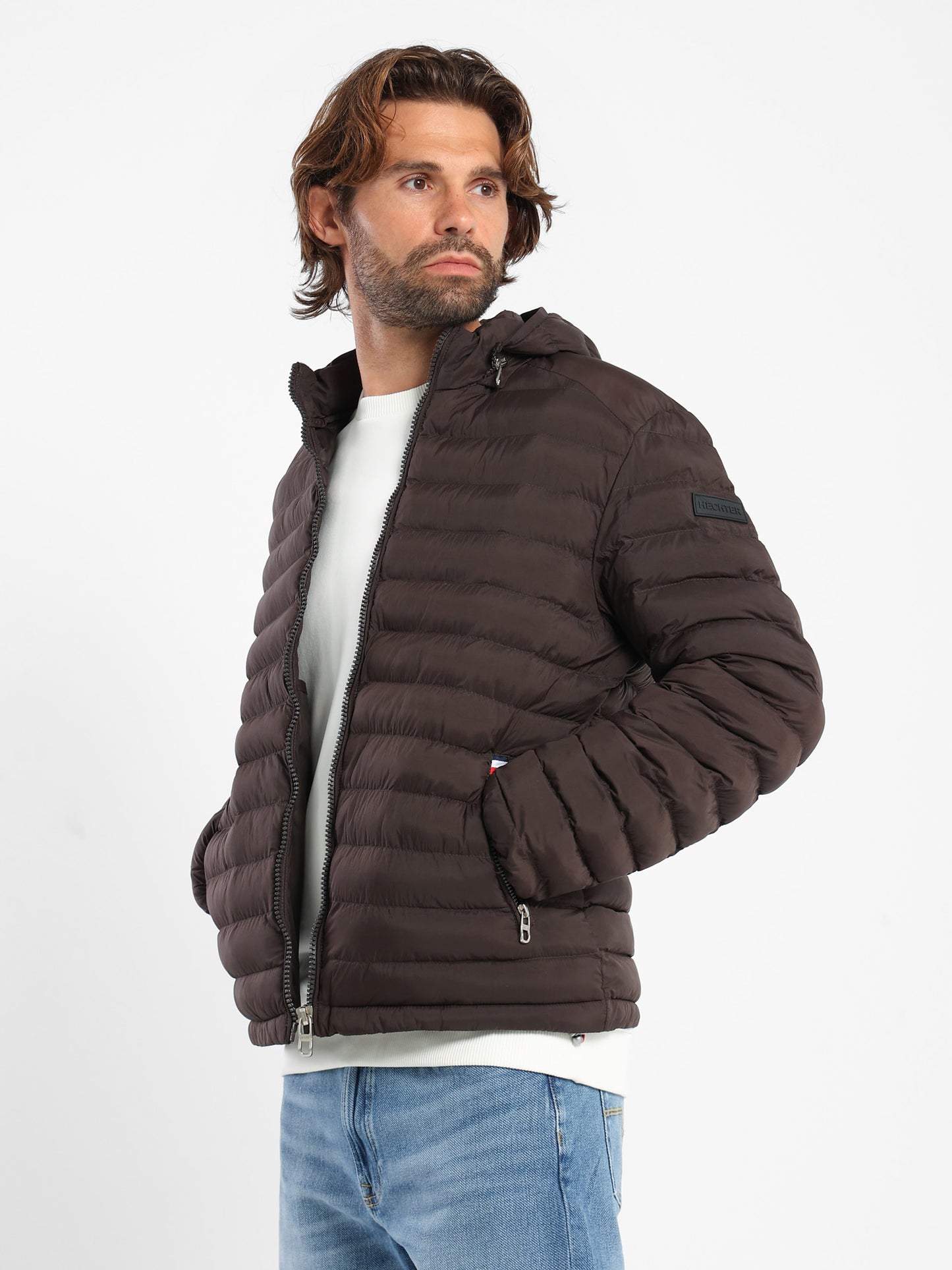 Mock Neck Parka Jacket