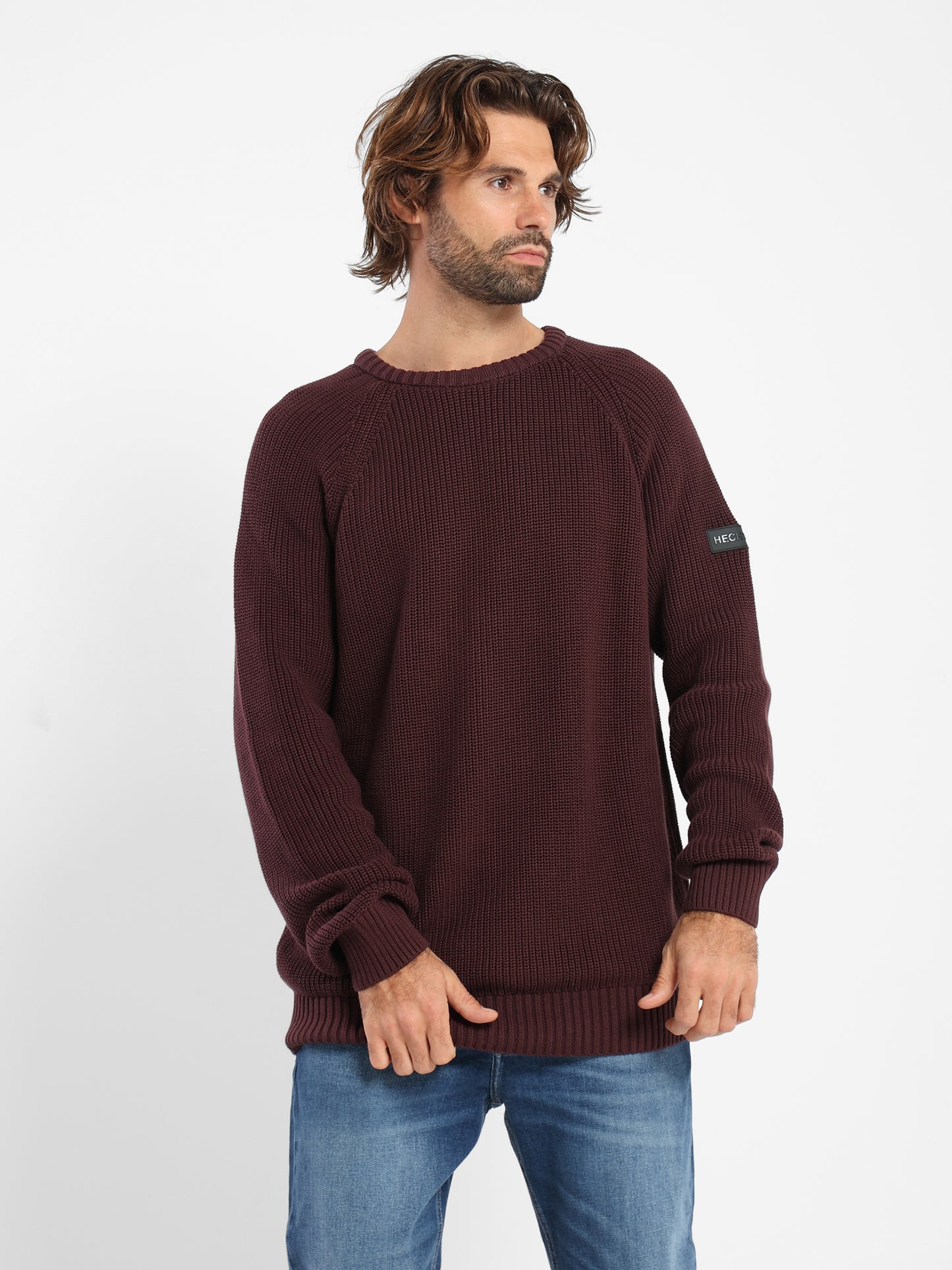 Round Neck Knit Sweater