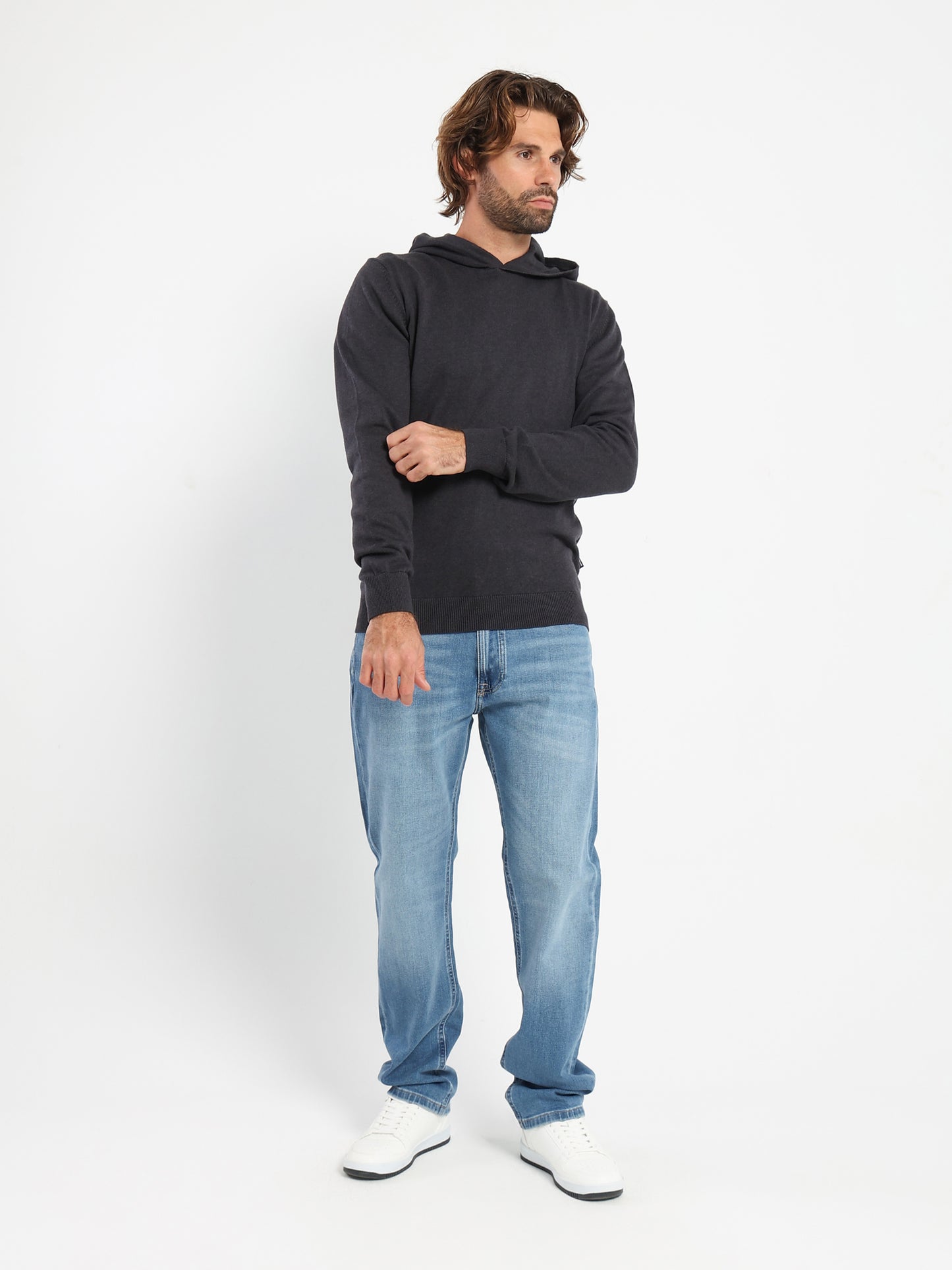 Hoodie Knit Sweater