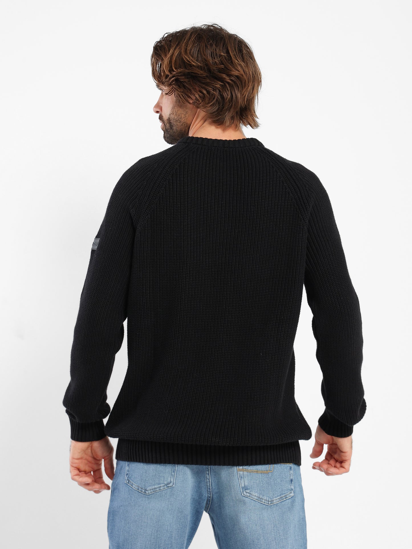 Round Neck Knit Sweater