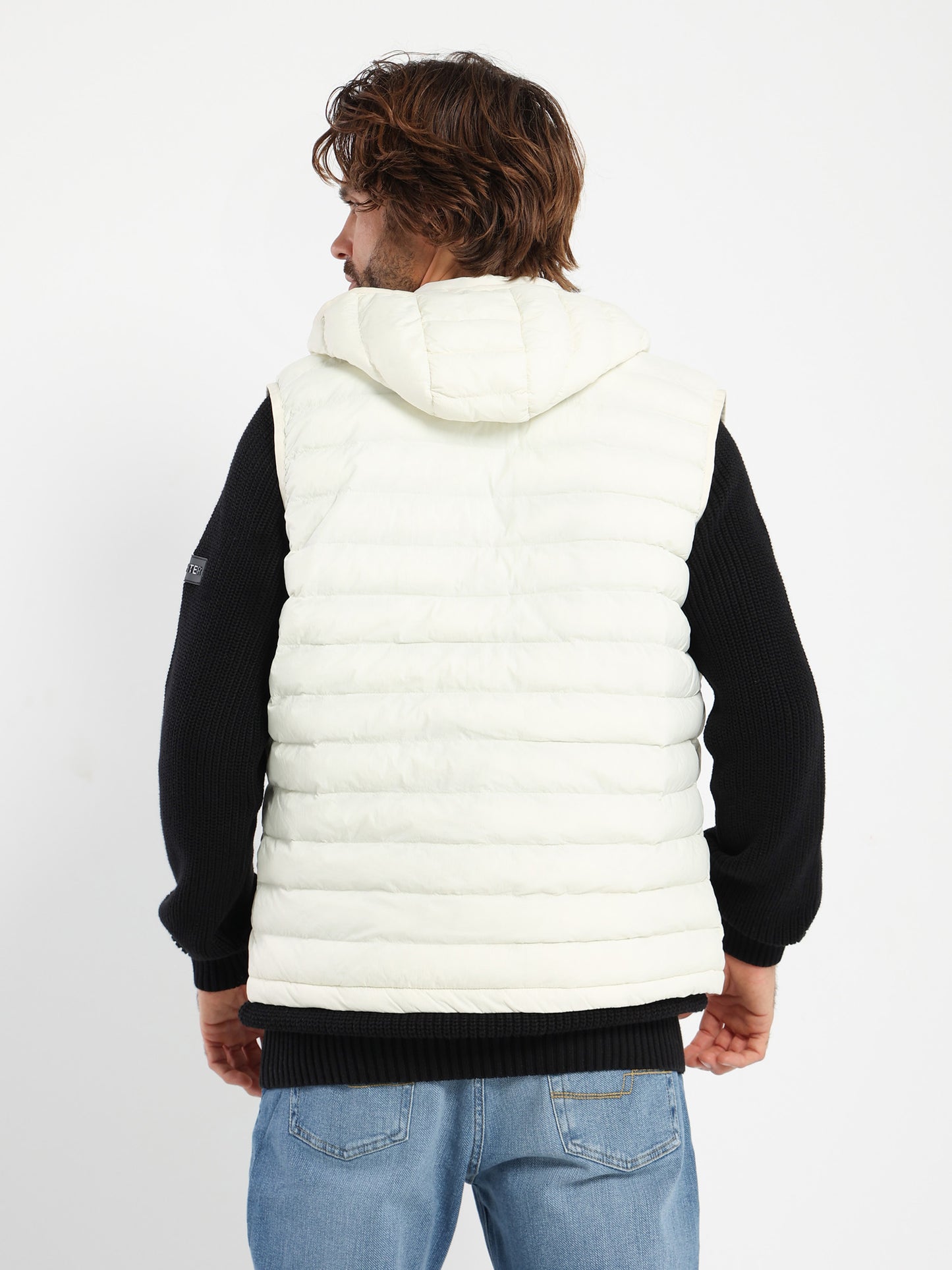 Mock Neck Parka Vest