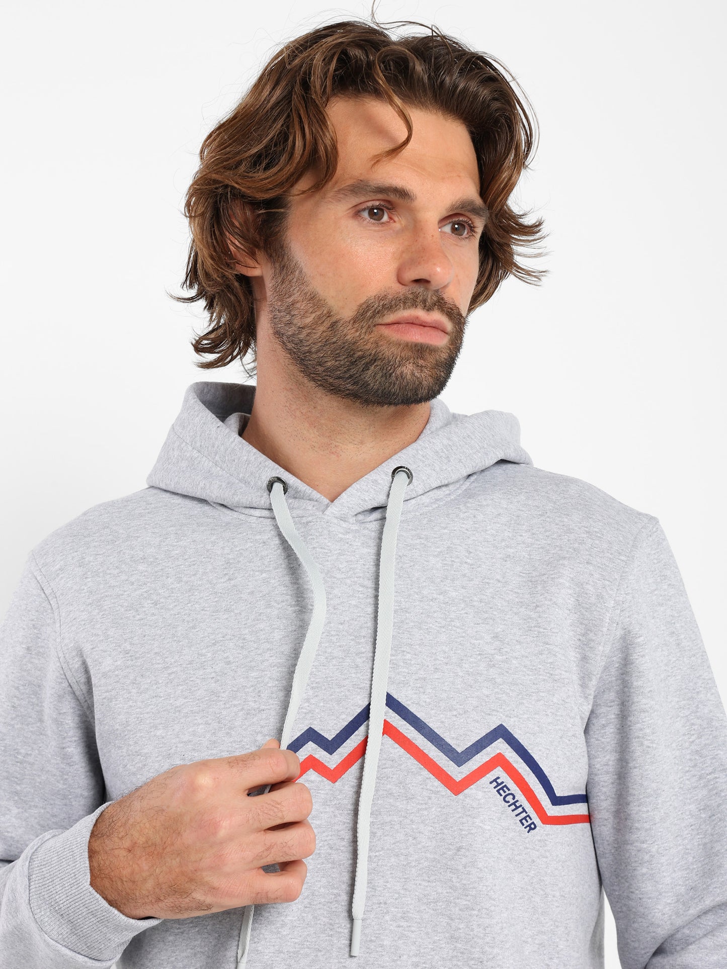 Hooded Sweatshirt with Place Print