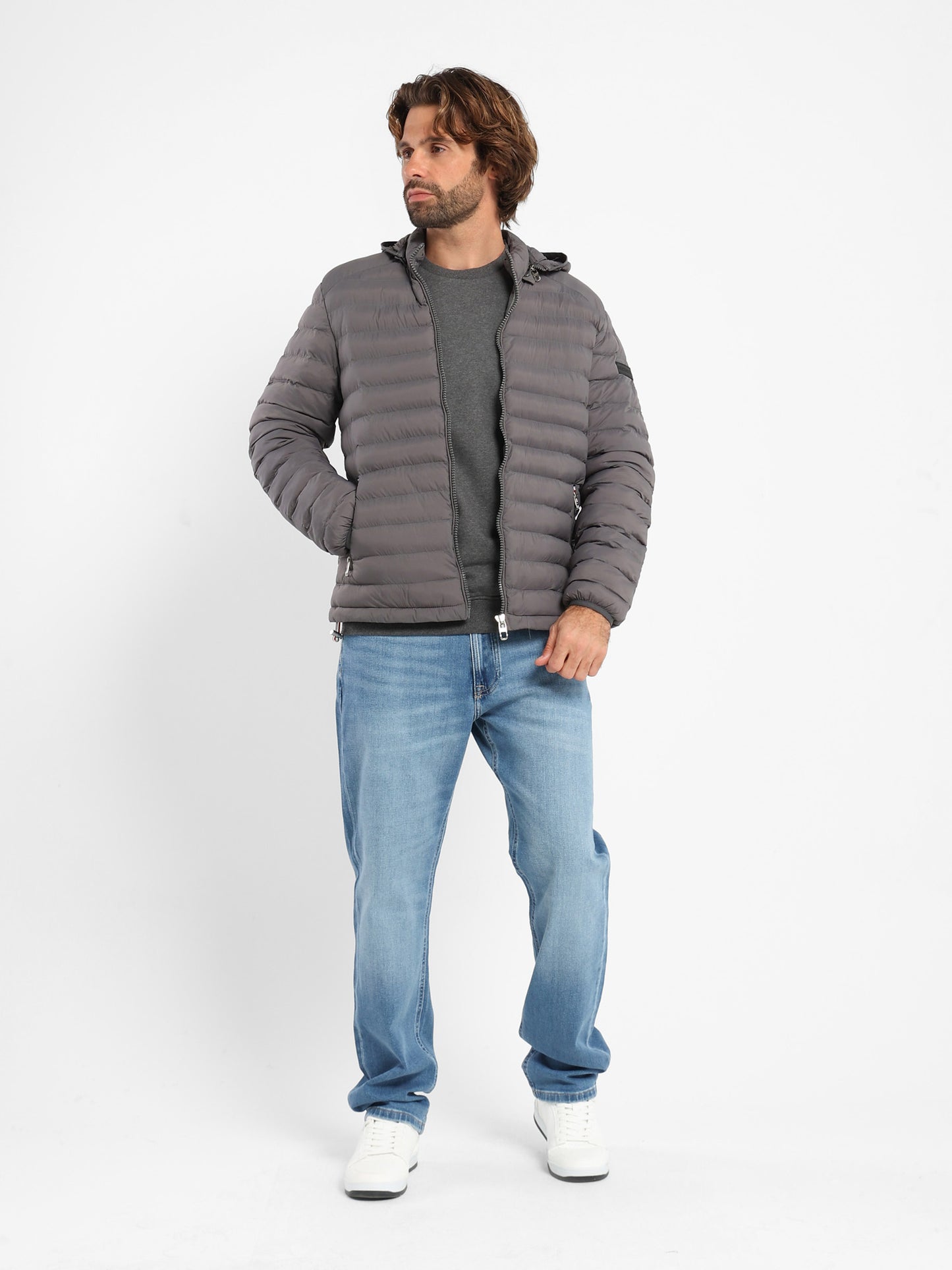 Mock Neck Parka Jacket