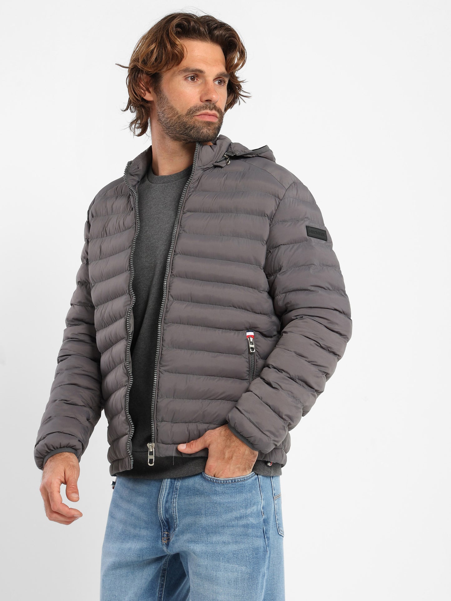 Mock Neck Parka Jacket