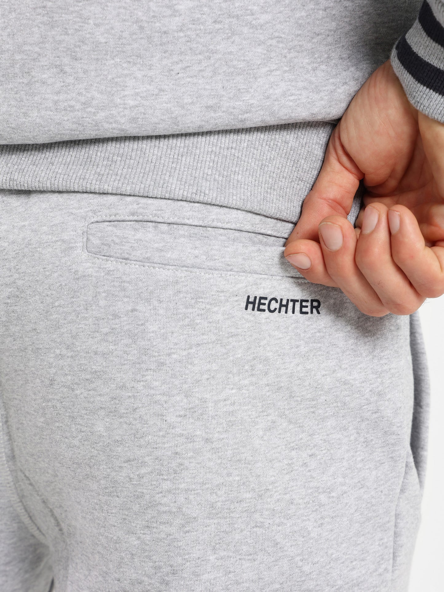 Sweatpants with Striped Cuffs