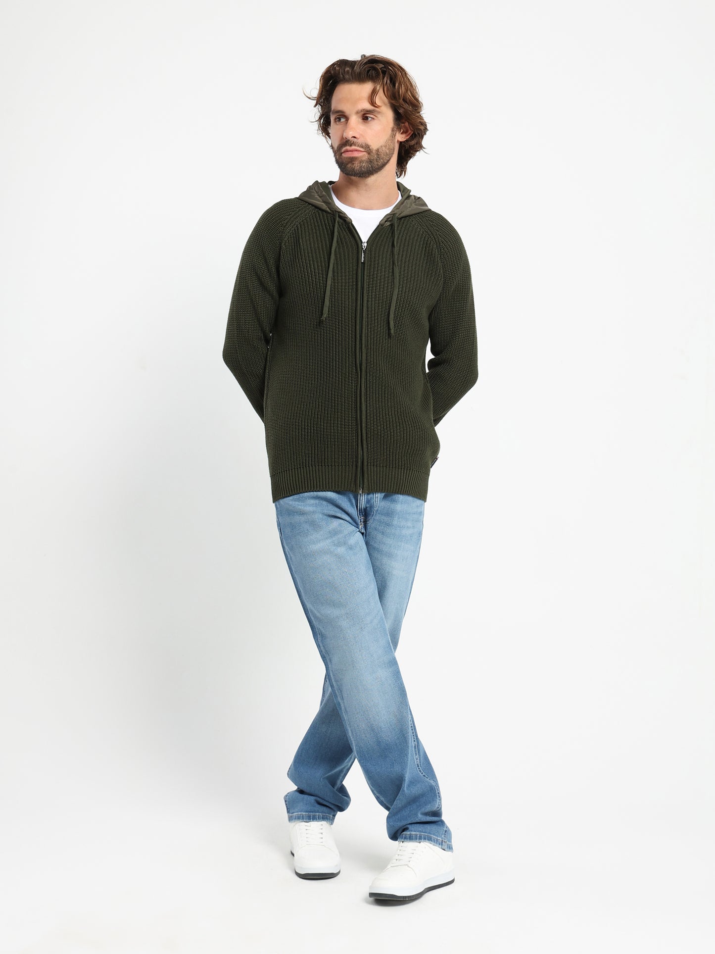 Hoodie Jacket Structured Pullover