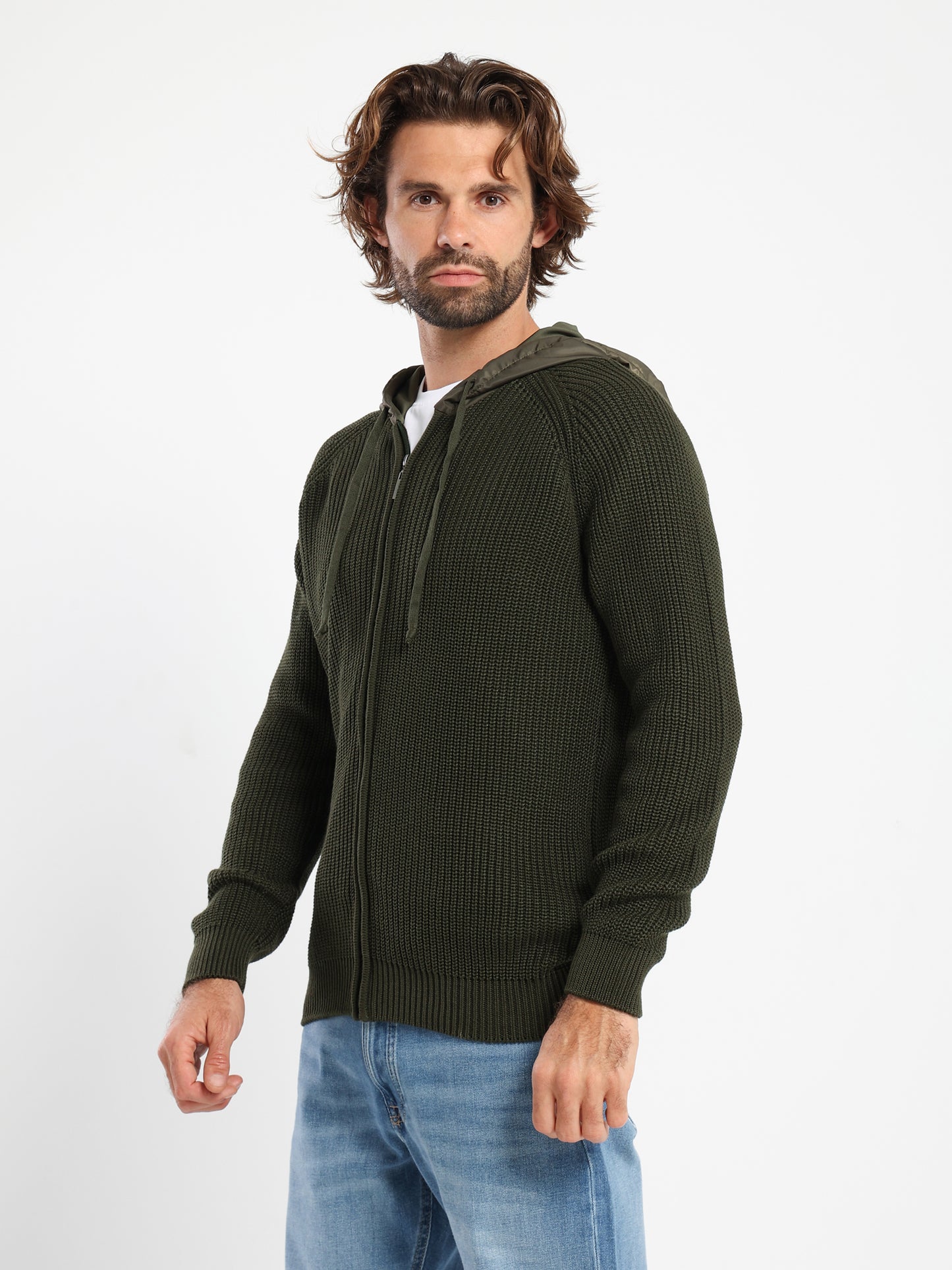 Hoodie Jacket Structured Pullover