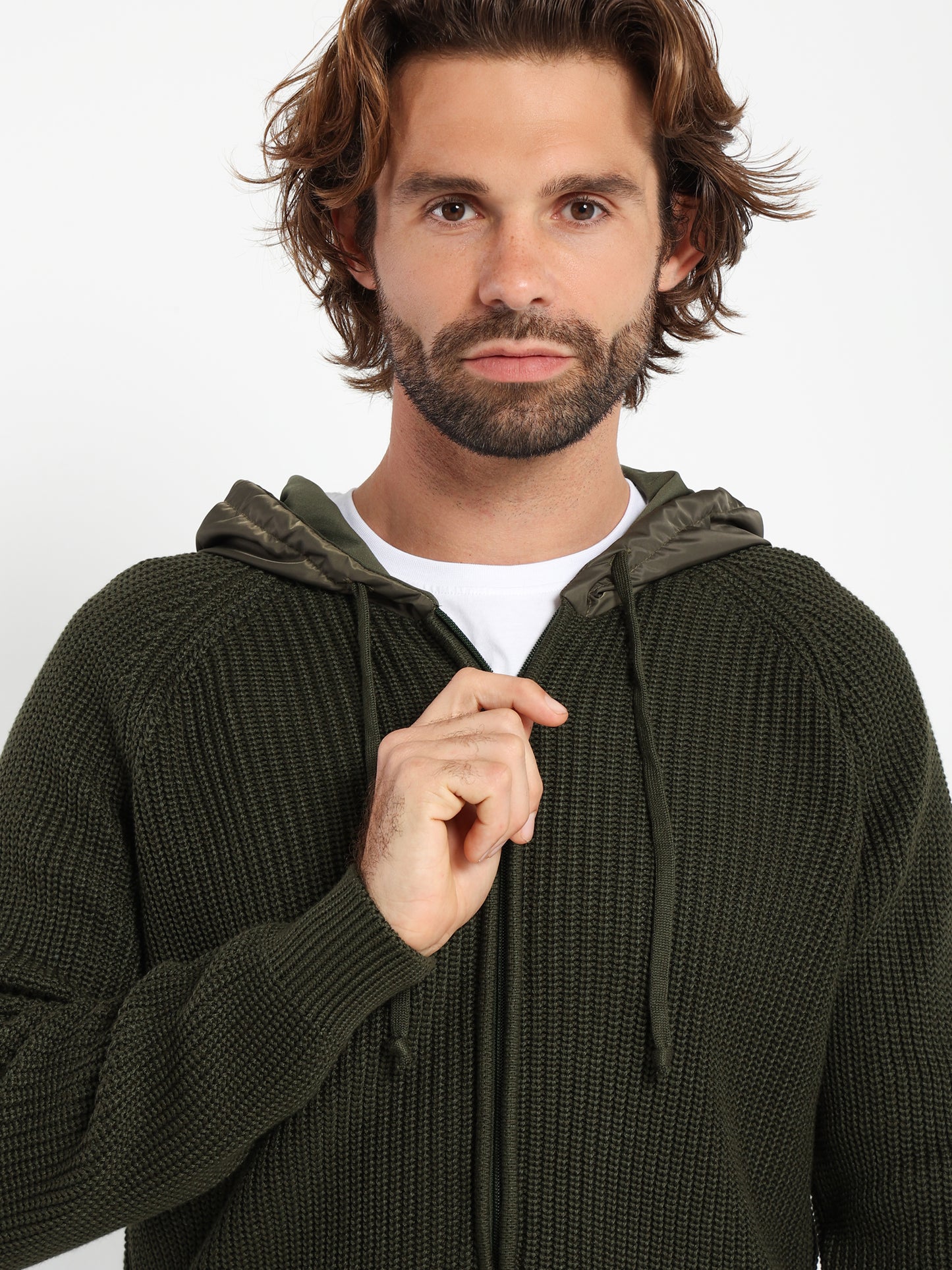 Hoodie Jacket Structured Pullover