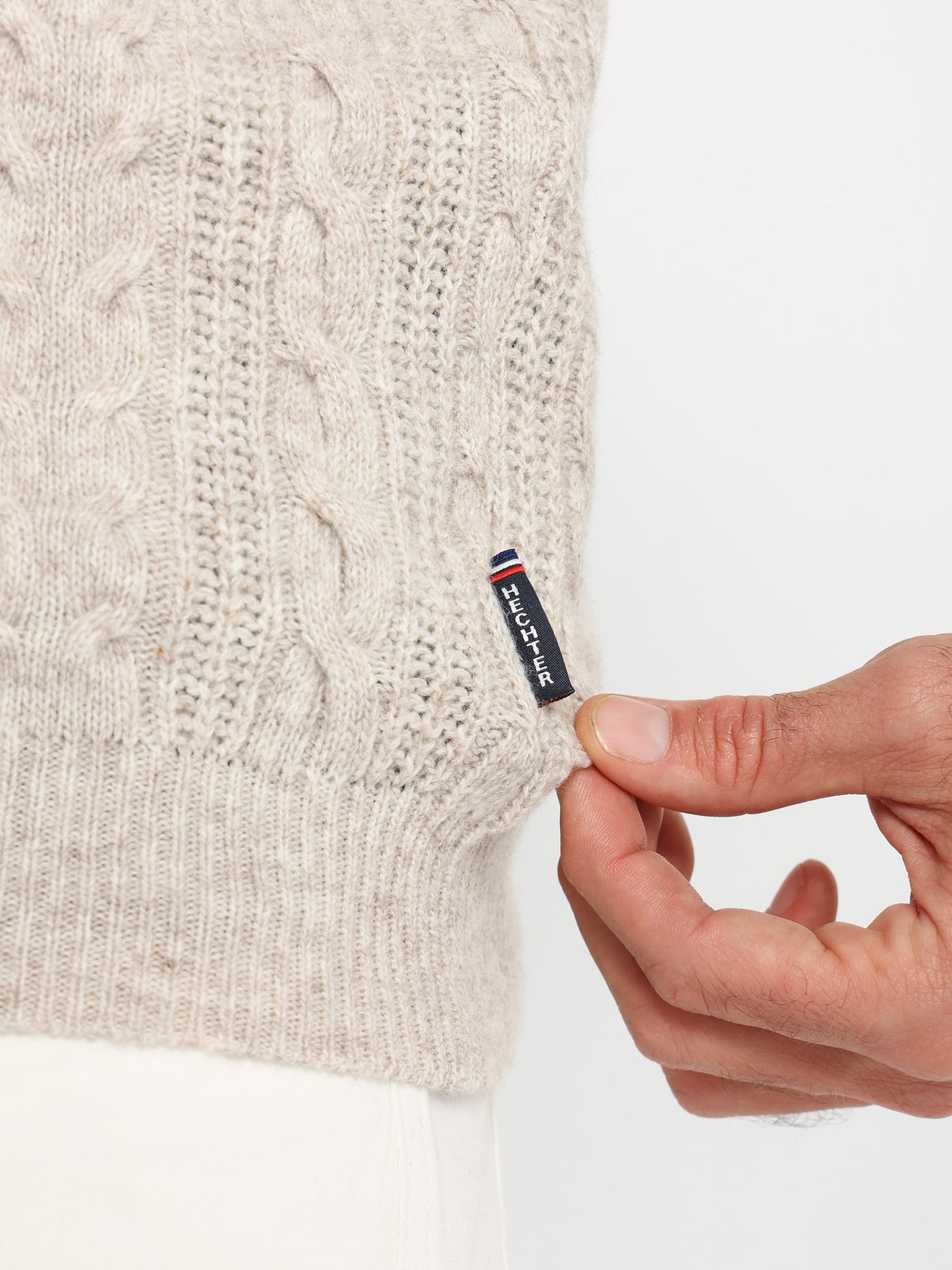 Cable Knit Button Cardigan