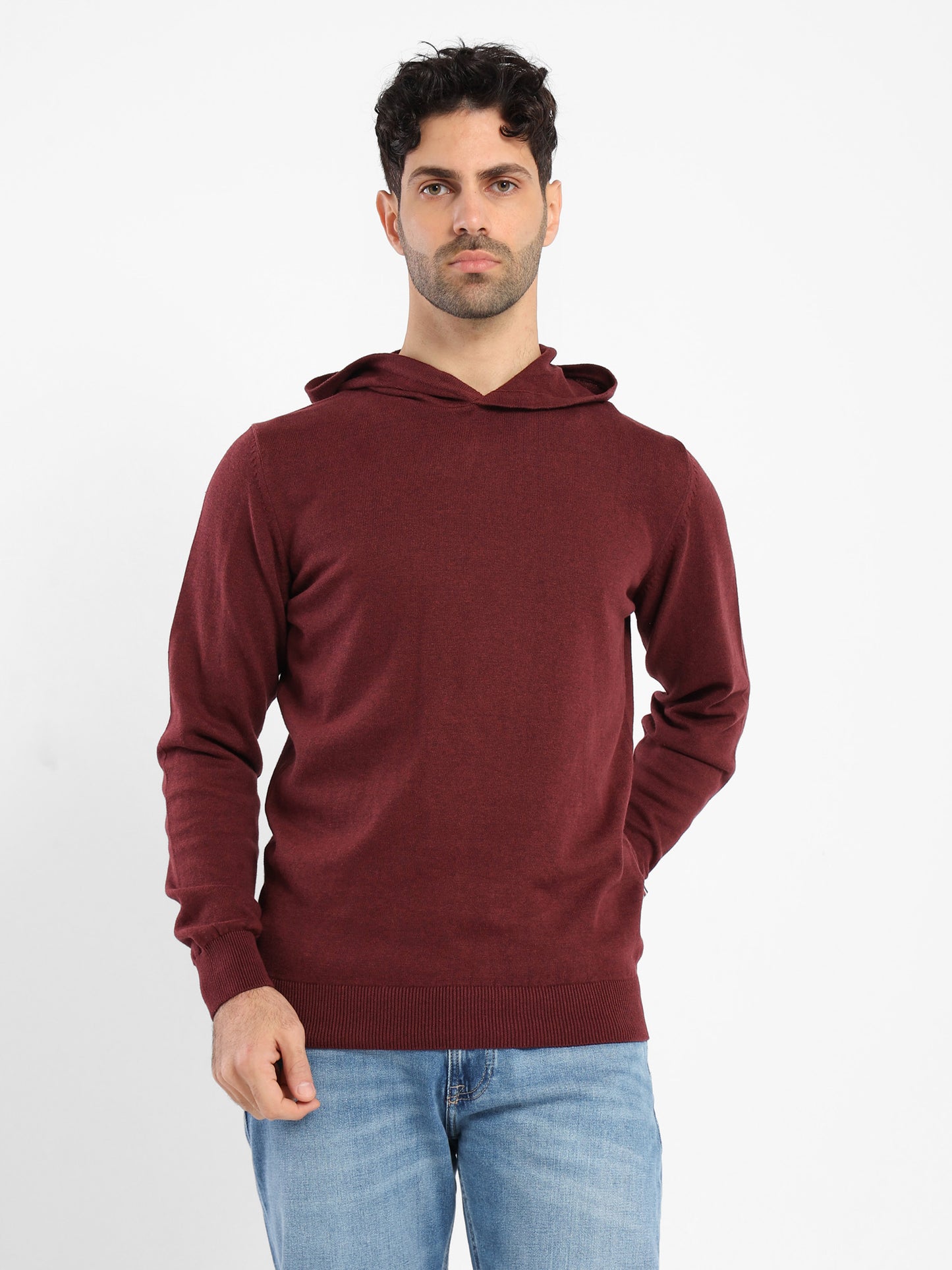 Hoodie Knit Sweater