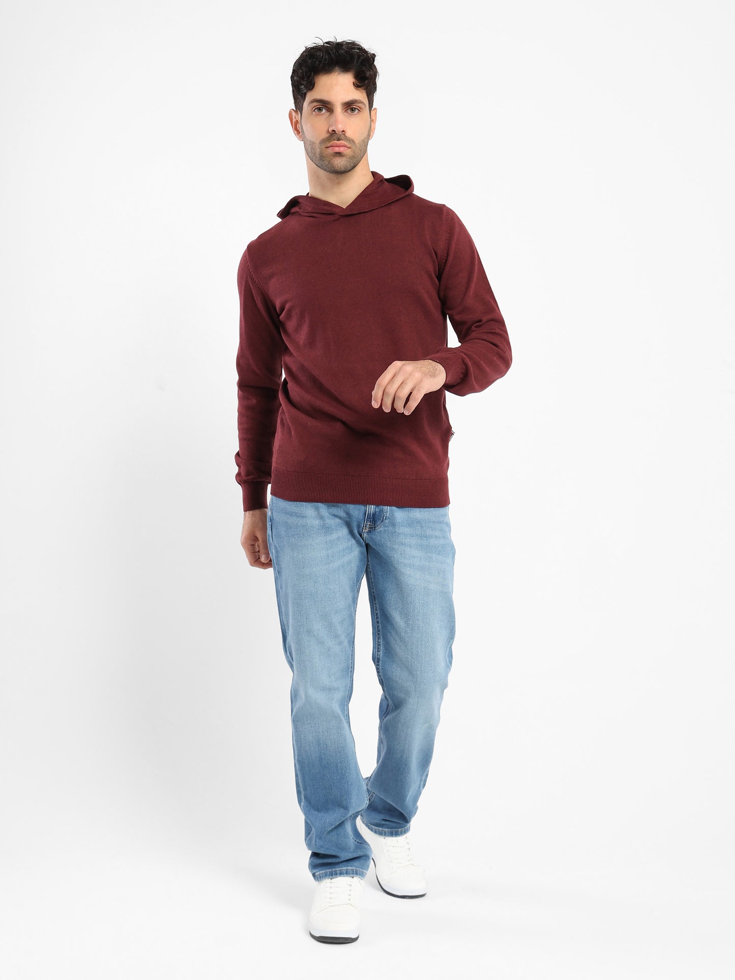 Hoodie Knit Sweater