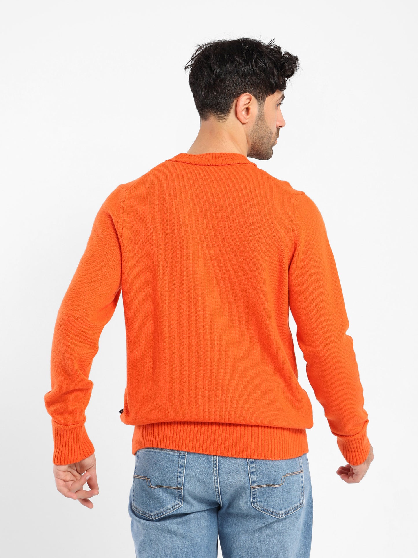 Oversized Round-Neck Pullover