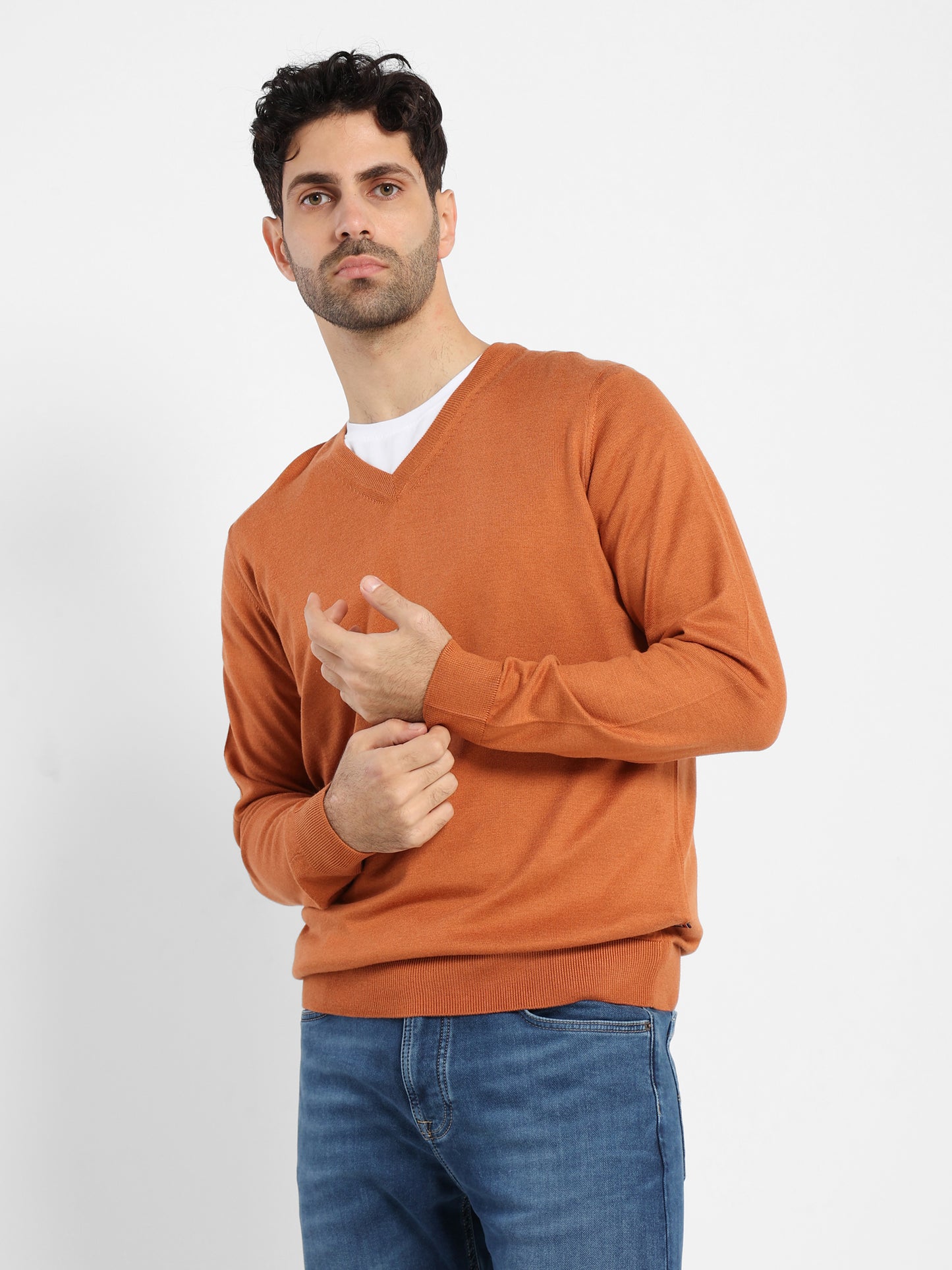 Basic V-Neck Pullover