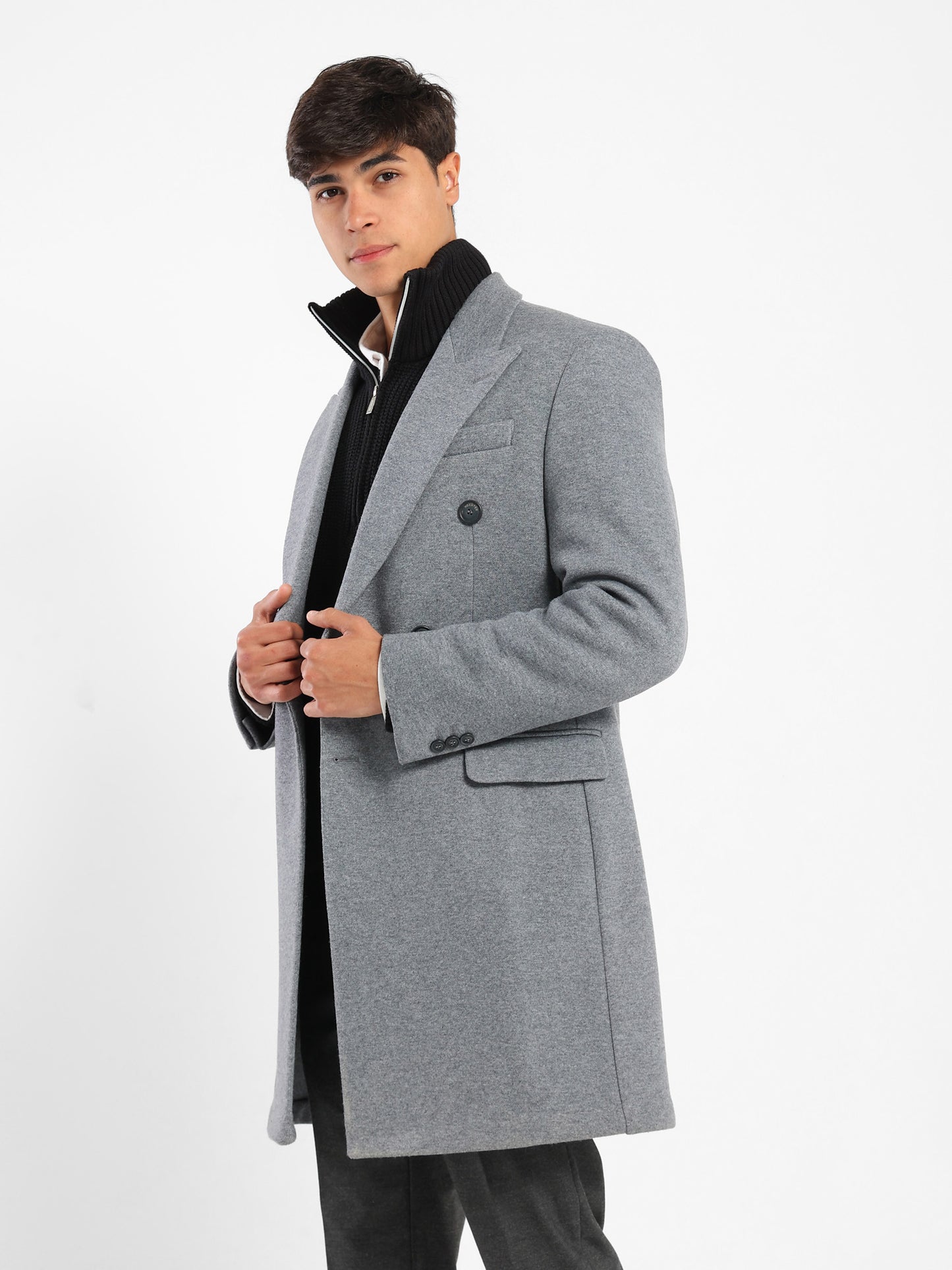 Double-Breasted Coat