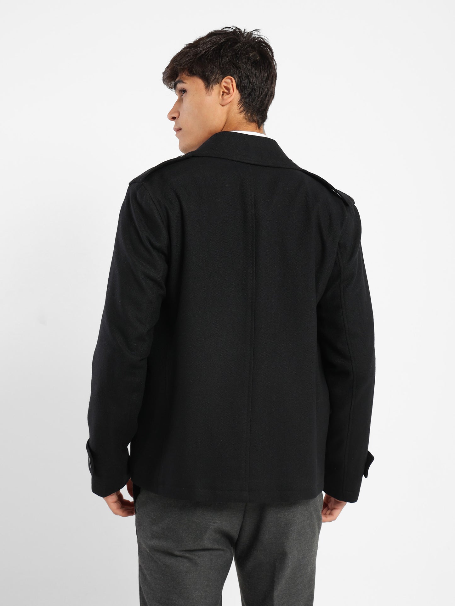 Double-Breasted Wool Jacket