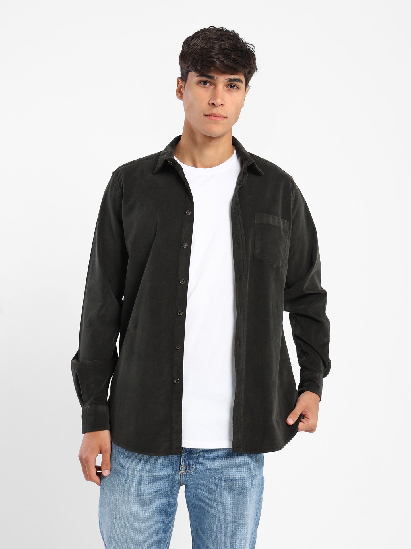 Modern Fit Button-Down Shirt