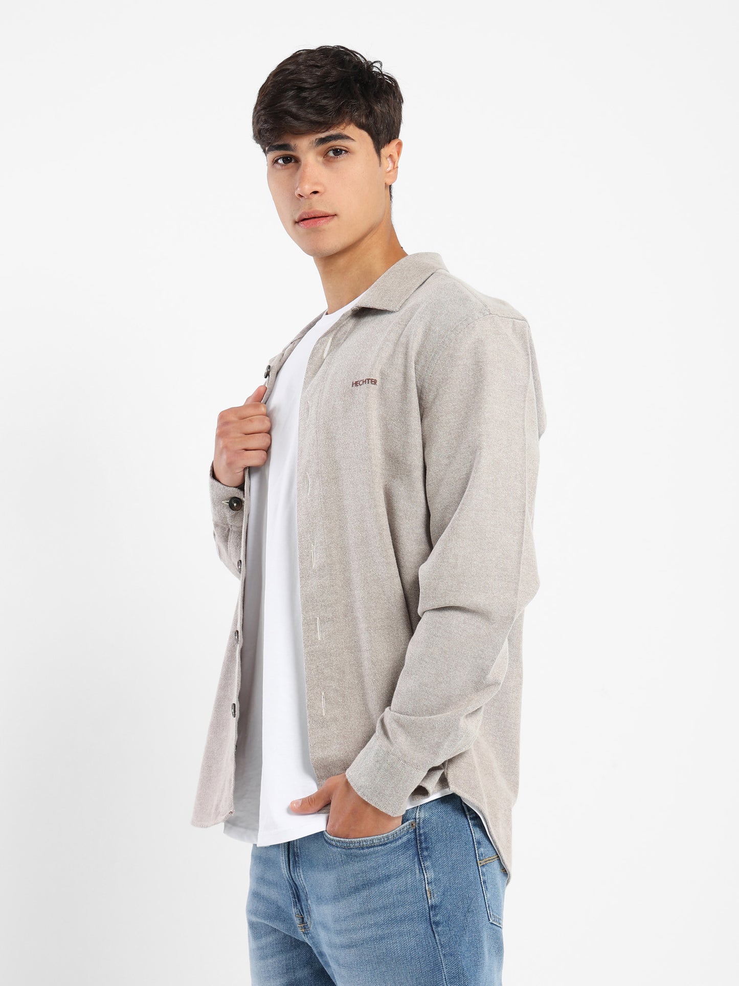 Kent Collar Long-Sleeve Shirt